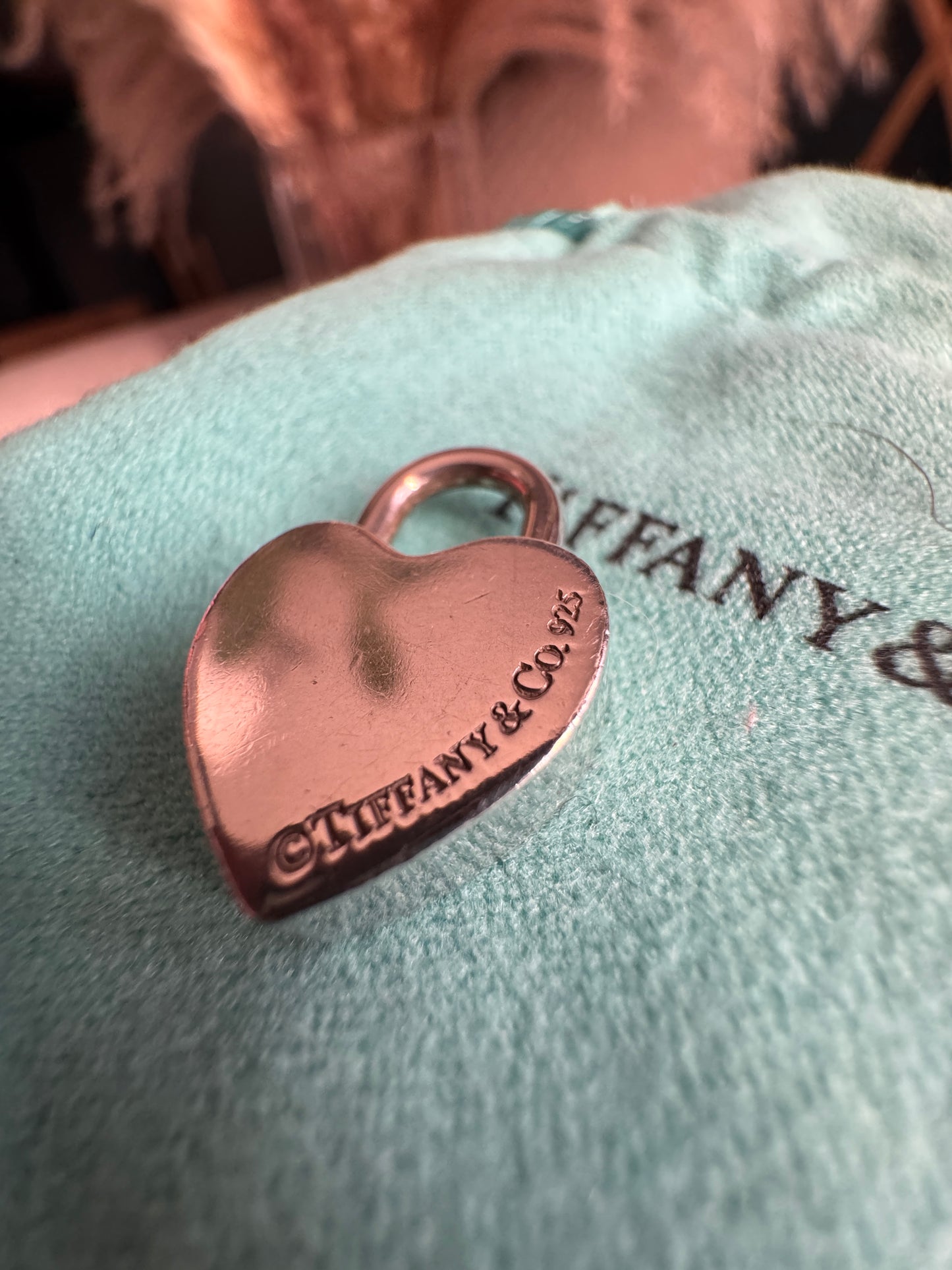 Tiffany & Co Padlock Heart LOVE Charm