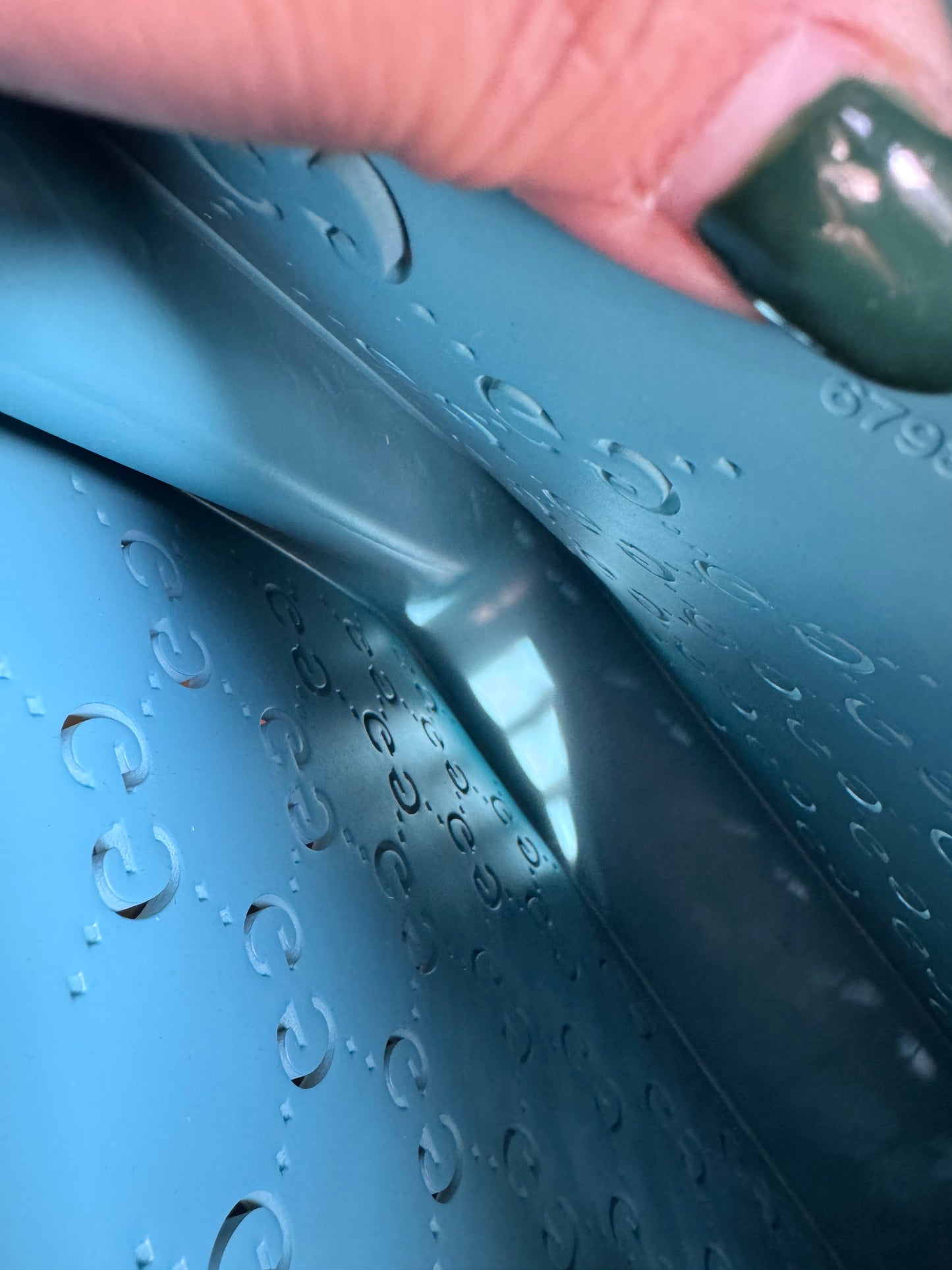 Gucci Rubber Tote- BLUE