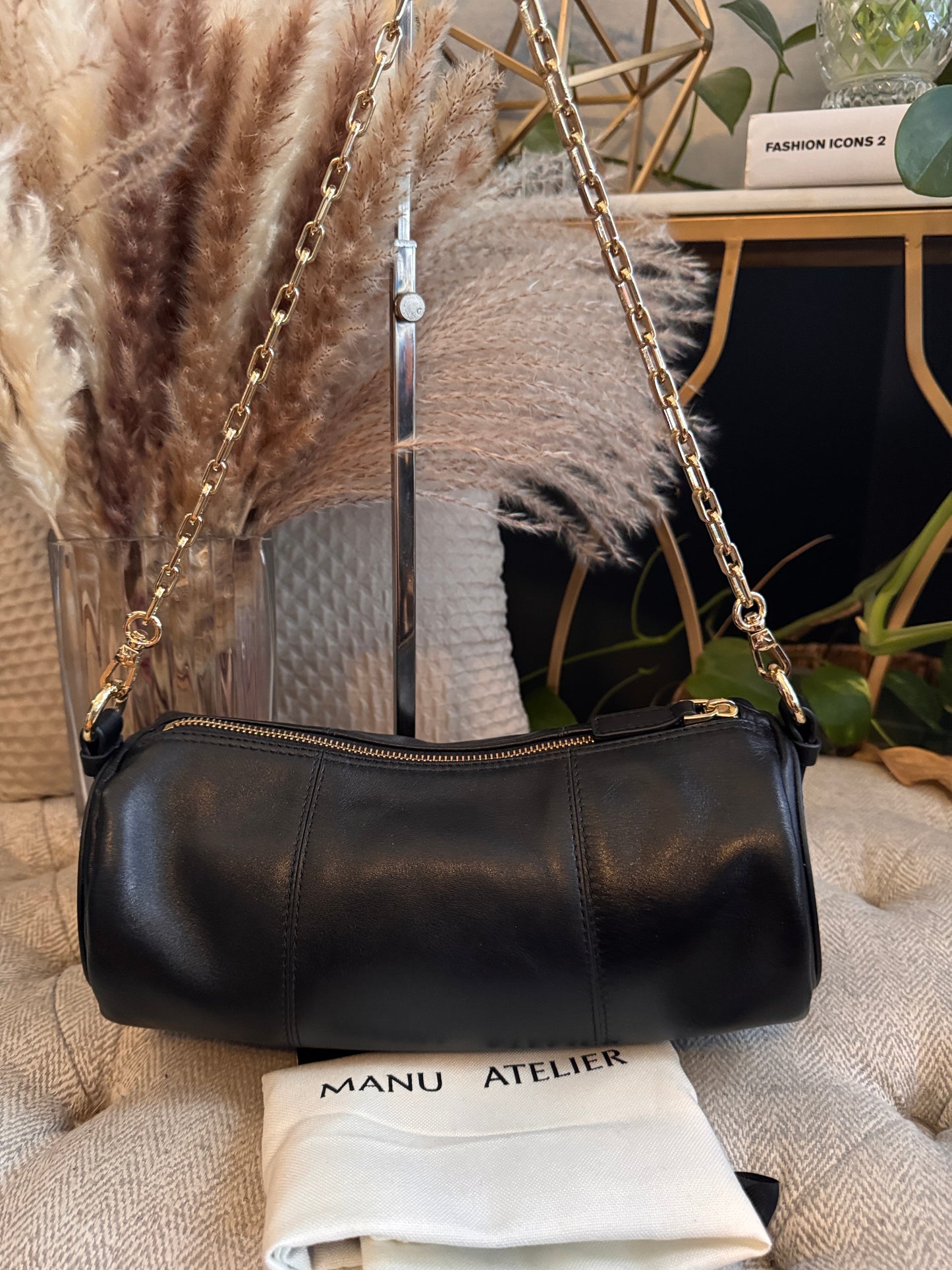 Manu Atelier Cylinder Shoulder Bag