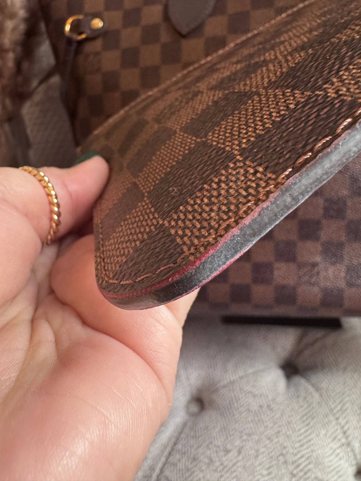 Neverfull MM in Damier Ebene -Rose Ballerine