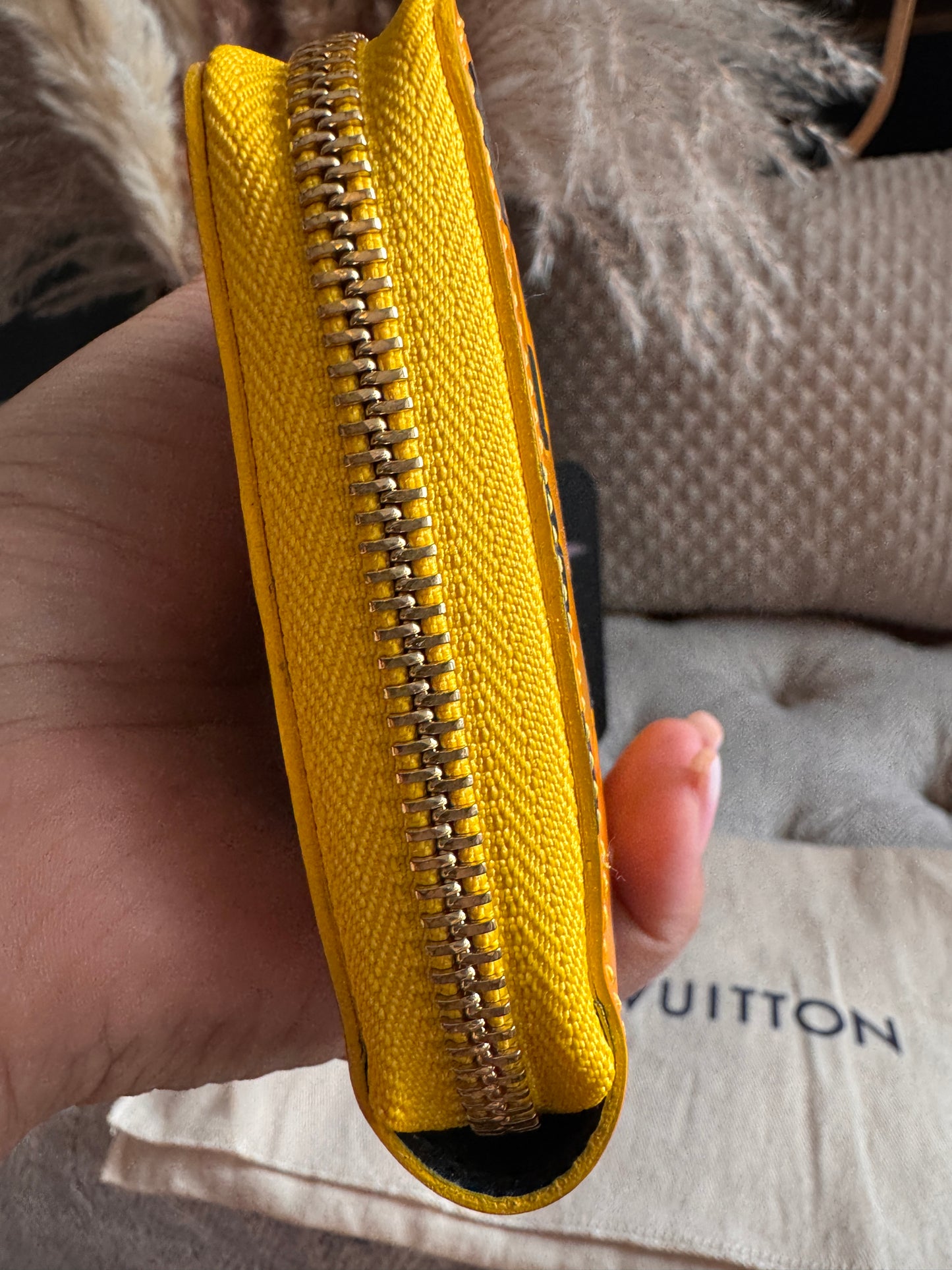 Louis Vuitton Limited Edition Kusama Zippy Wallet in Vernis