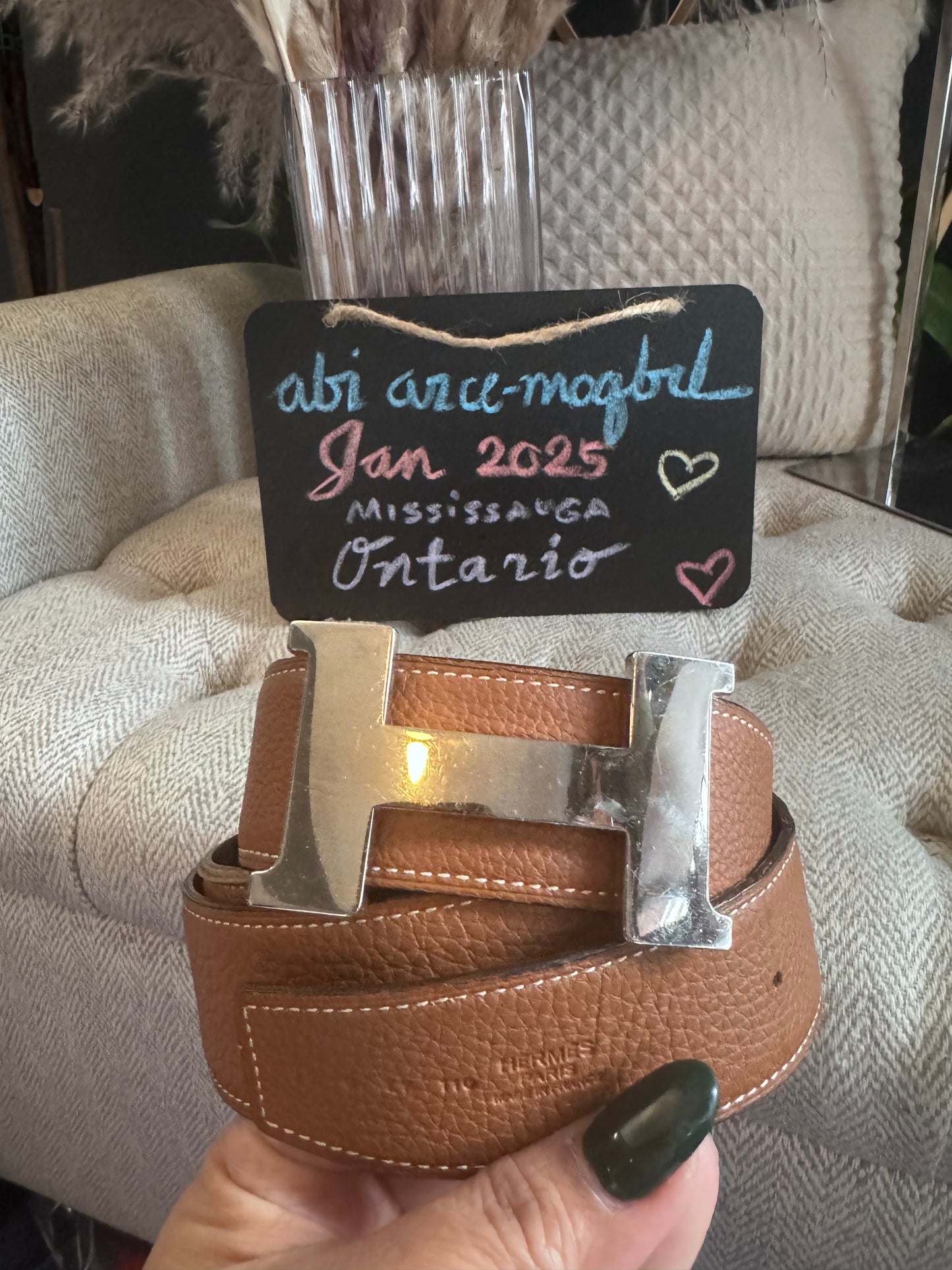 Hermes Constance Belt