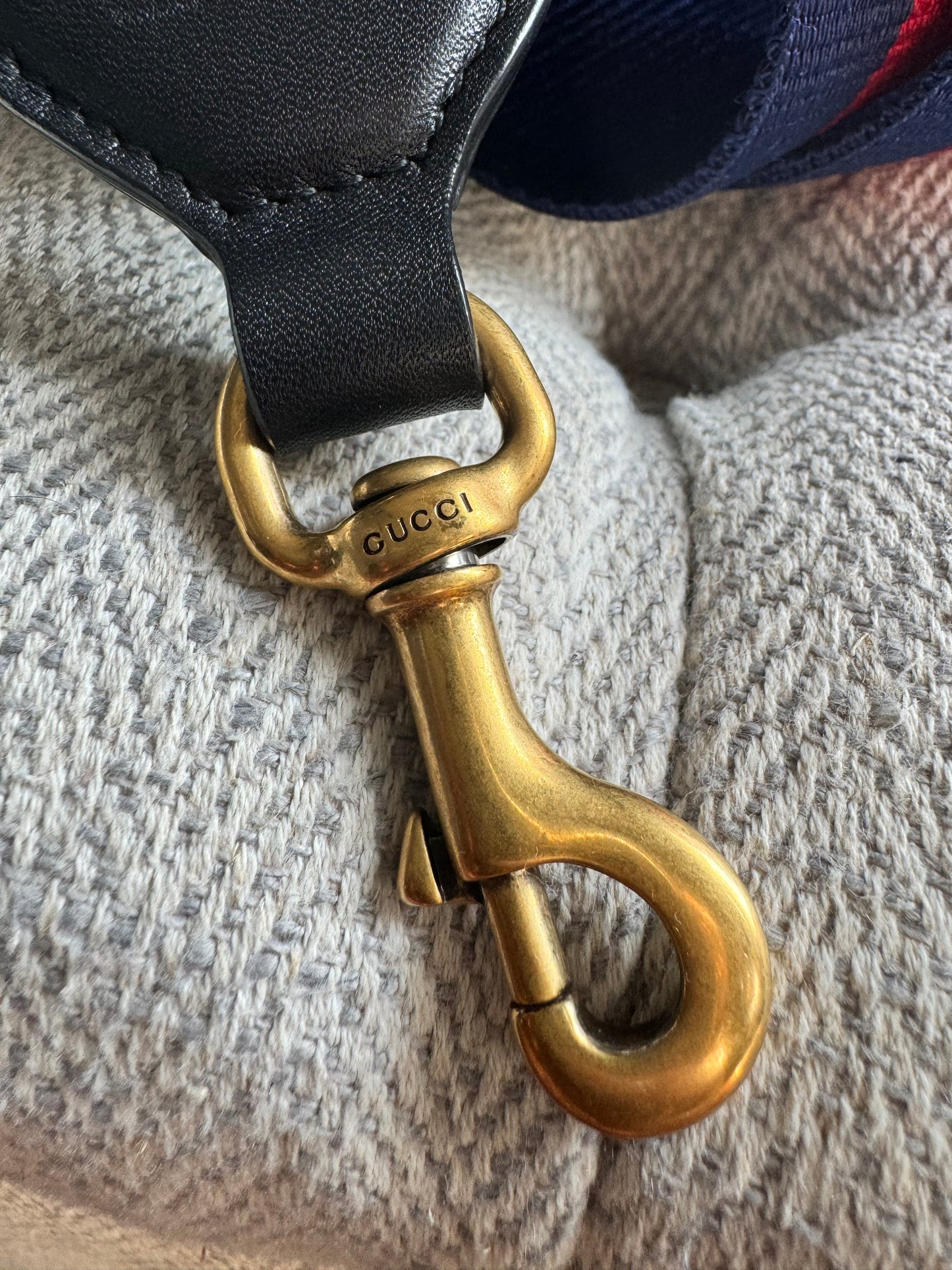 Gucci Calfskin Matelasse Sylvie Web GG Marmont Bucket Bag