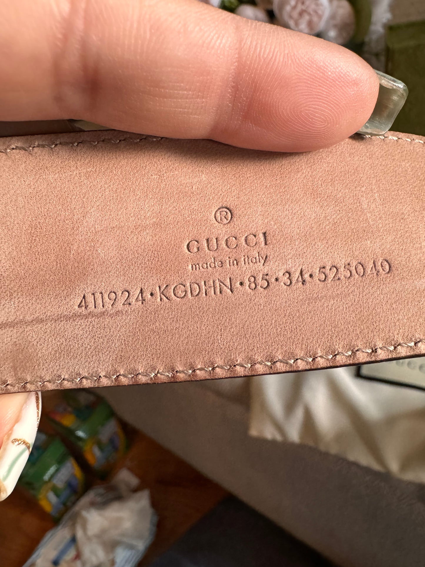 Gucci interlocking monogram belt