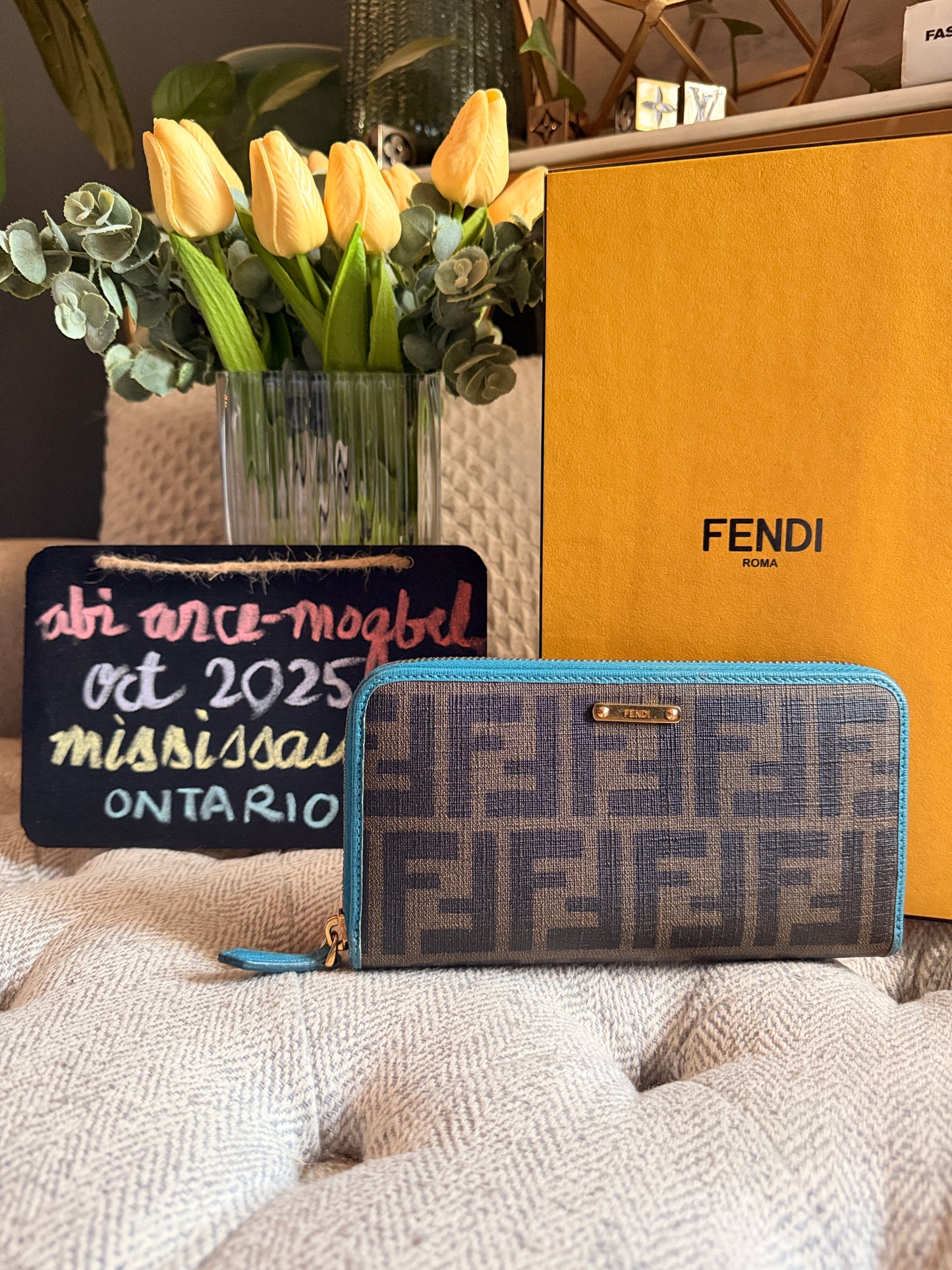 Fendi Zucca Zippy