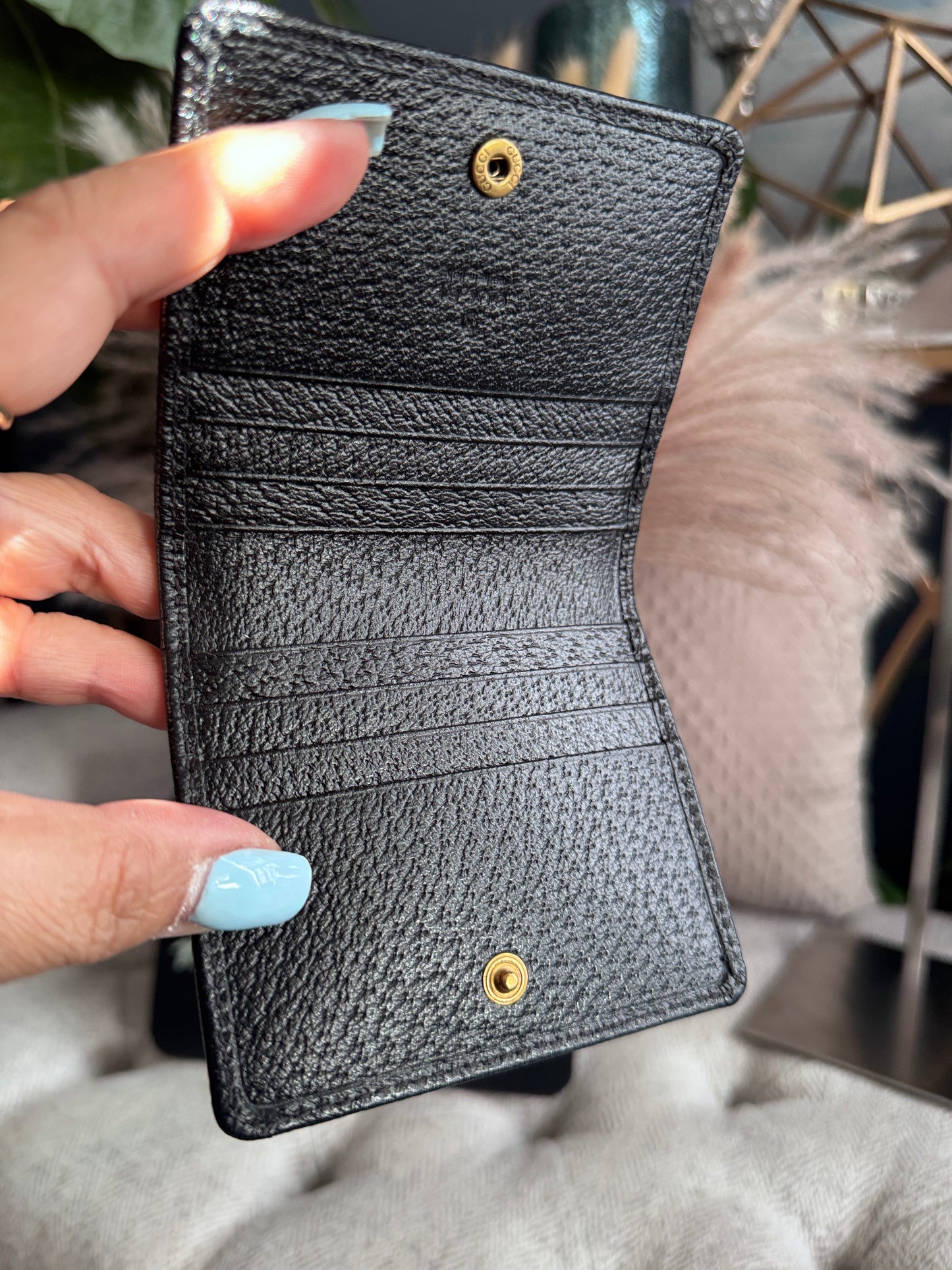 Gucci Leather Cardholder-Brand New with belt loops