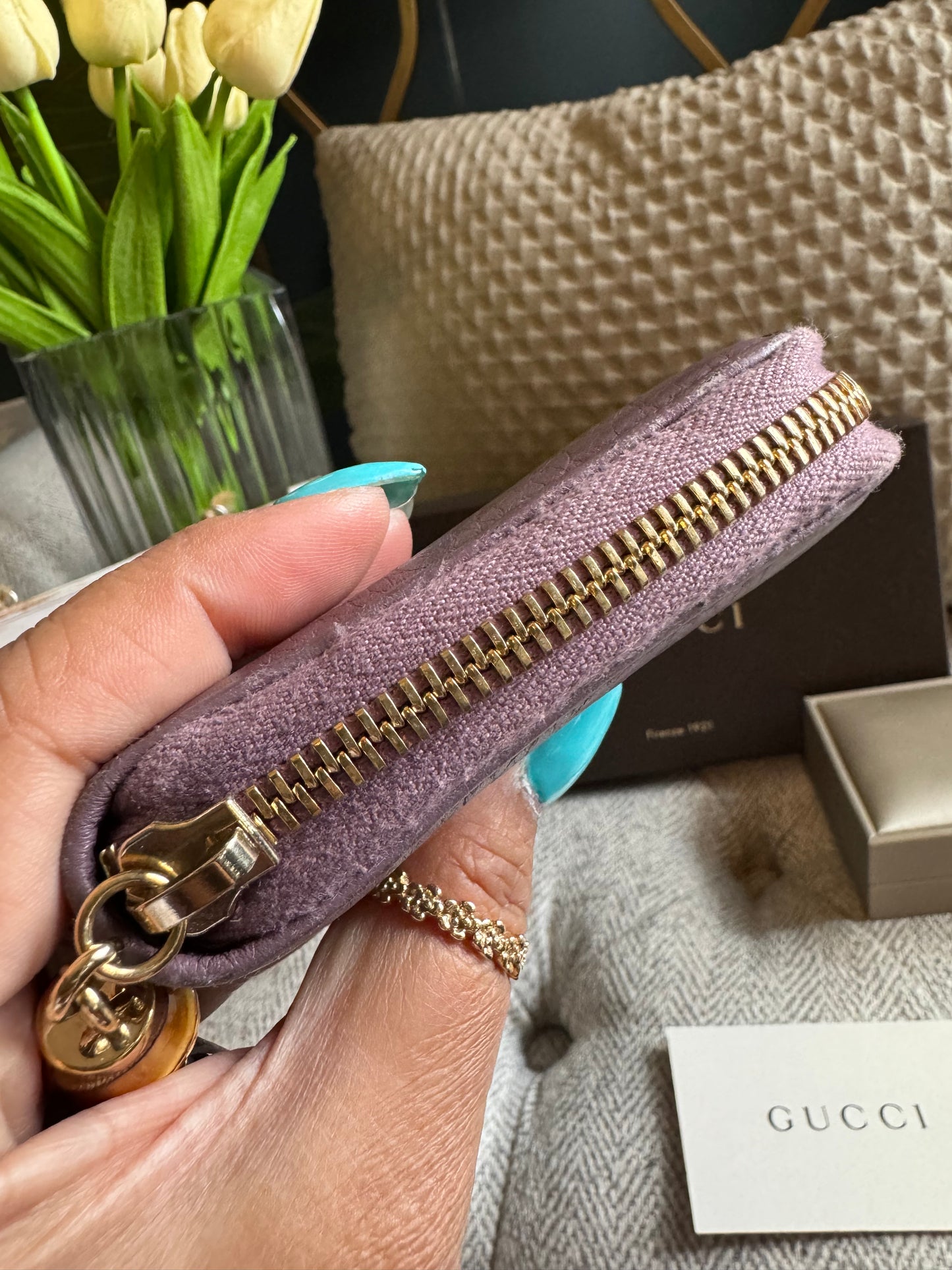 Gucci Bamboo Zippy wallet