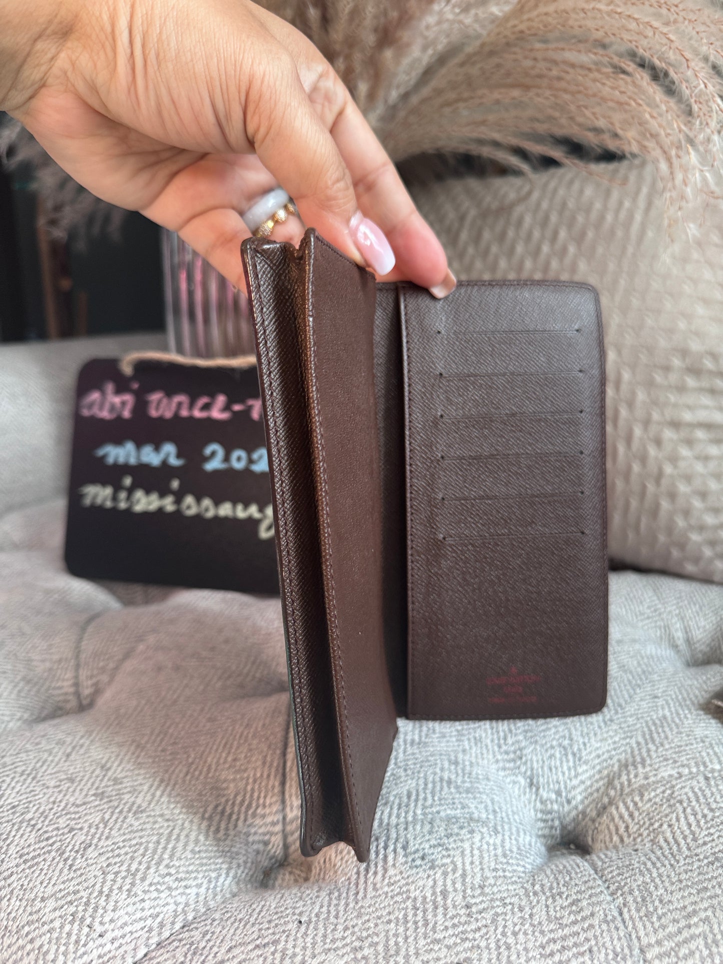Louis Vuitton Damier Ebene Vintage Bifold