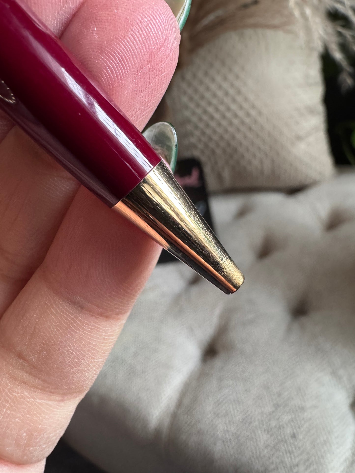 Montblanc Ballpoint Meisterstuck Pen in Burgundy