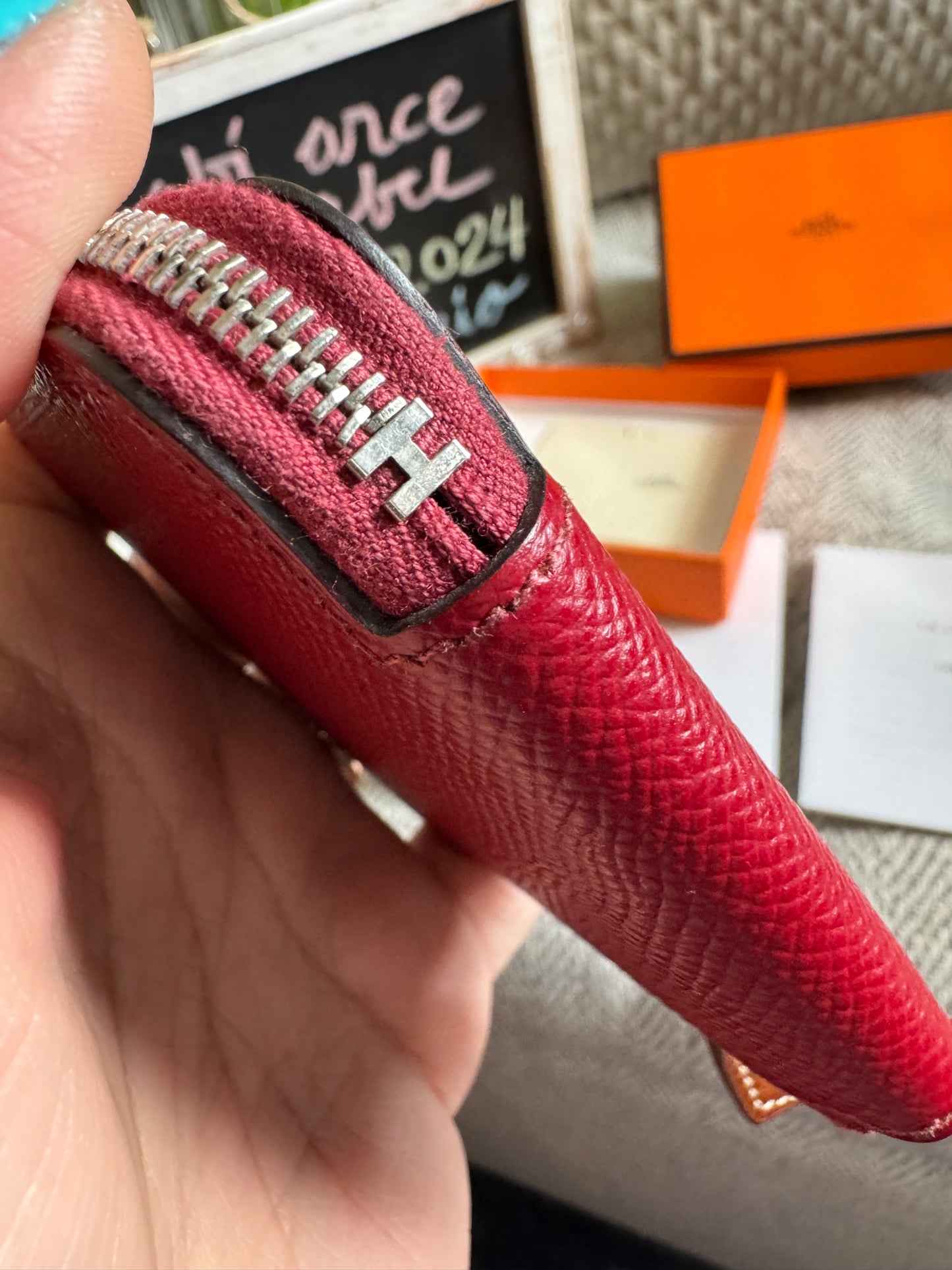 Hermes Silk’in Coin purse
