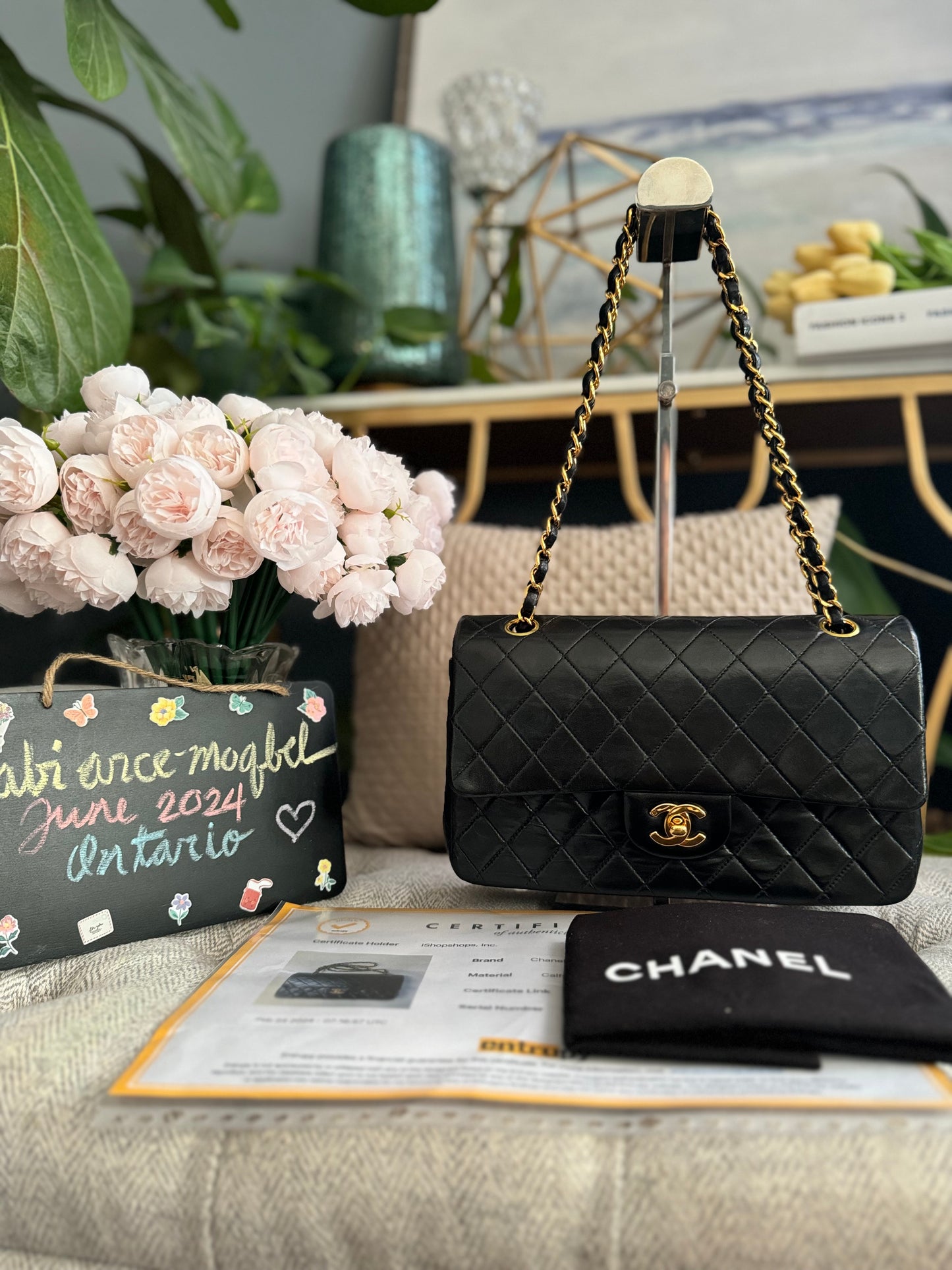Chanel Vintage Double Flap in Lambskin