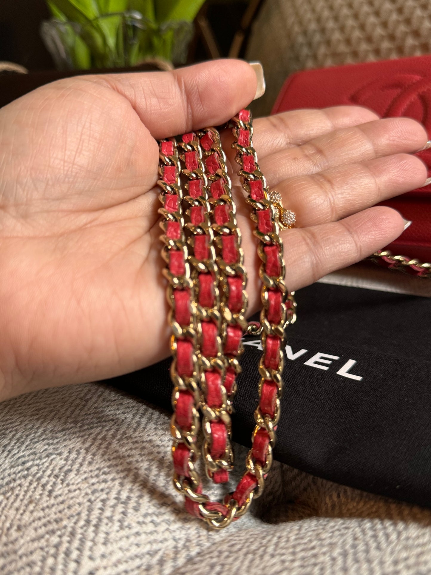 Chanel WOC Caviar in GOLD Hardware