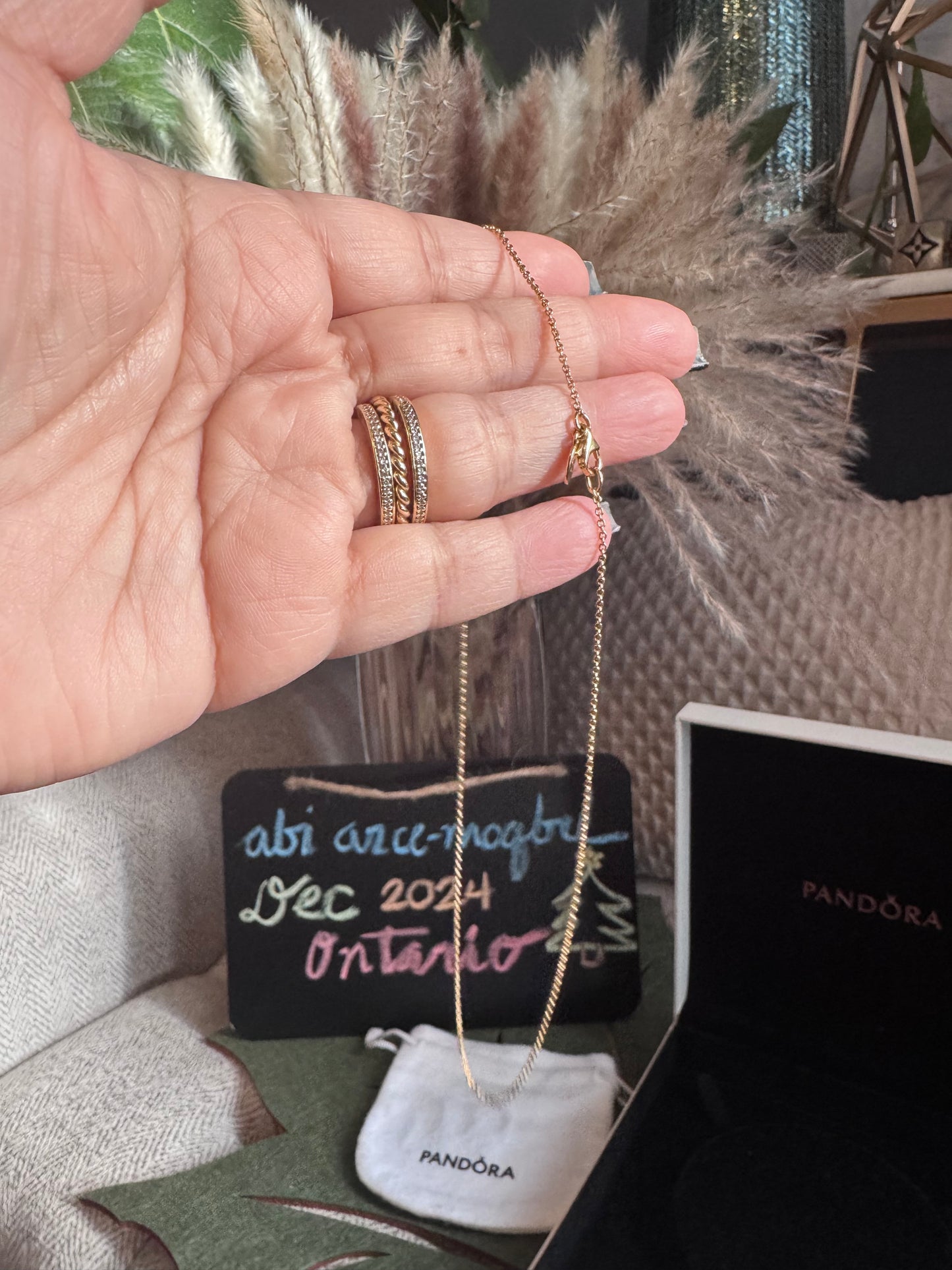 Pandora 14k Gold necklace