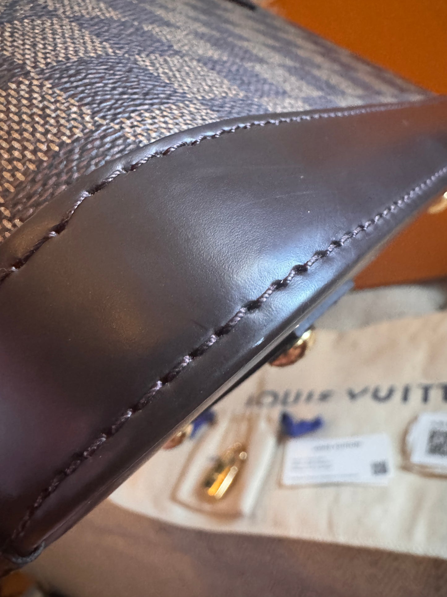 Louis Vuitton Alma BB in Damier Ebene