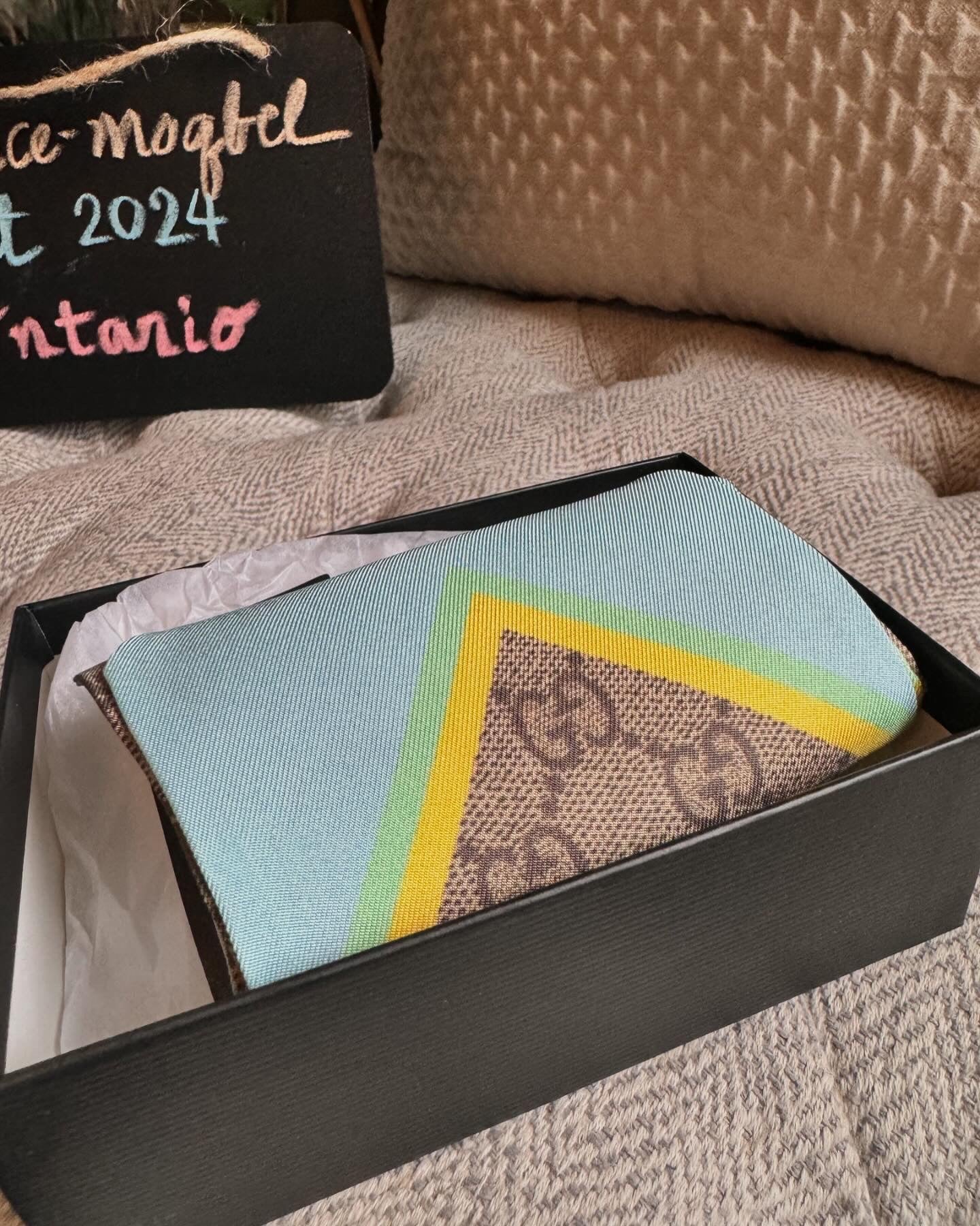 Gucci Bananya Cat Silk Twilly/scarf