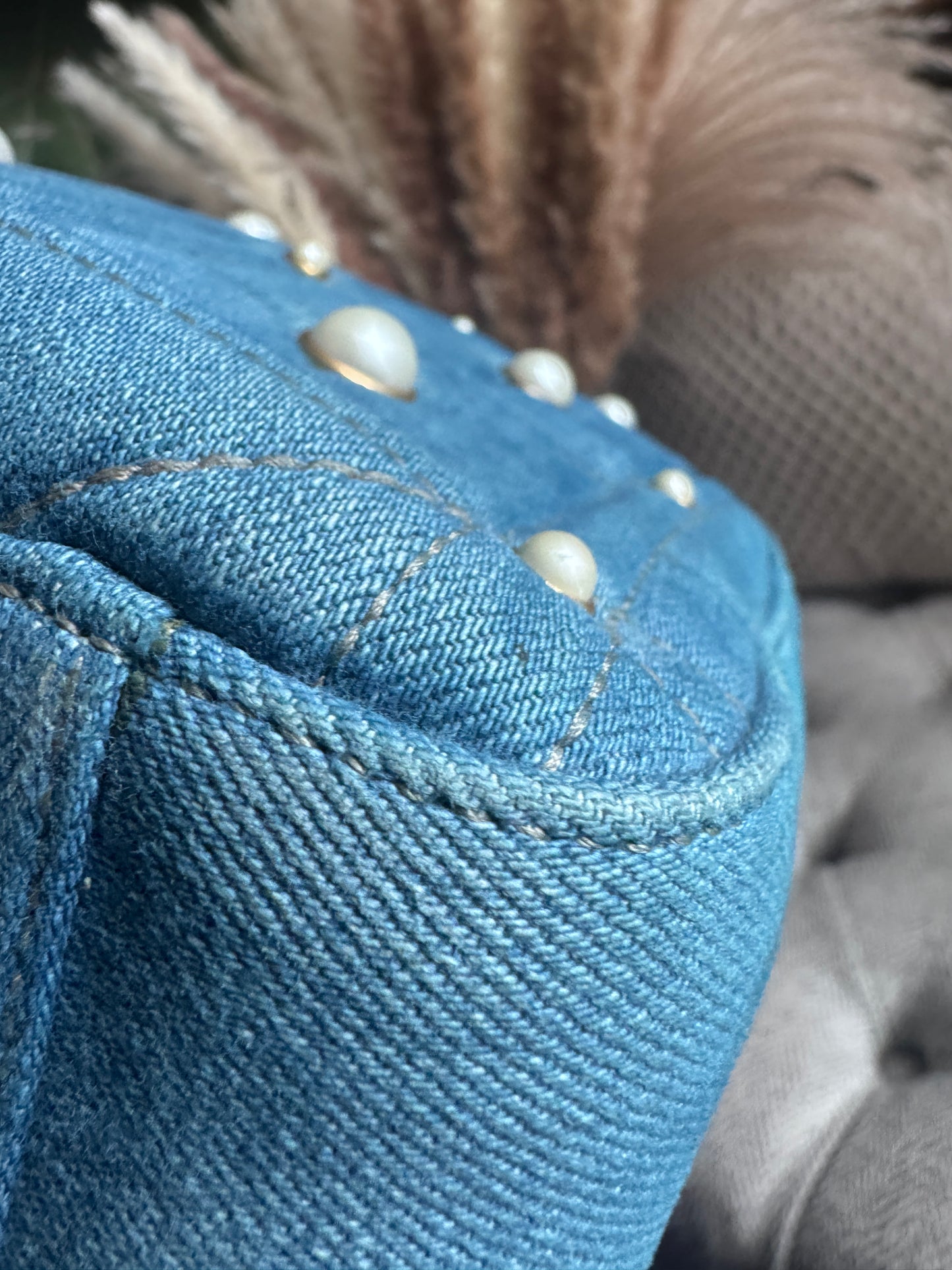 Gucci Marmont Denim Backpack
