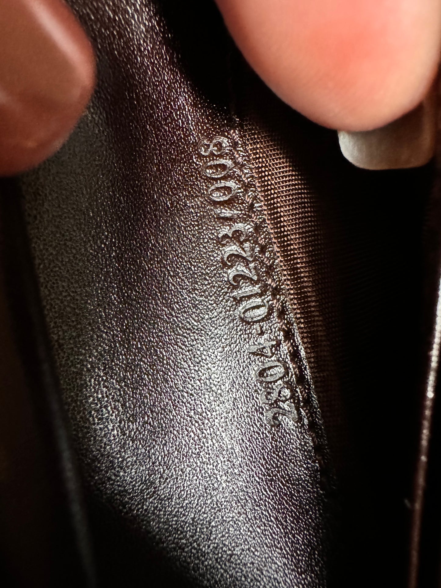 Fendi Zucca halfmoon wallet