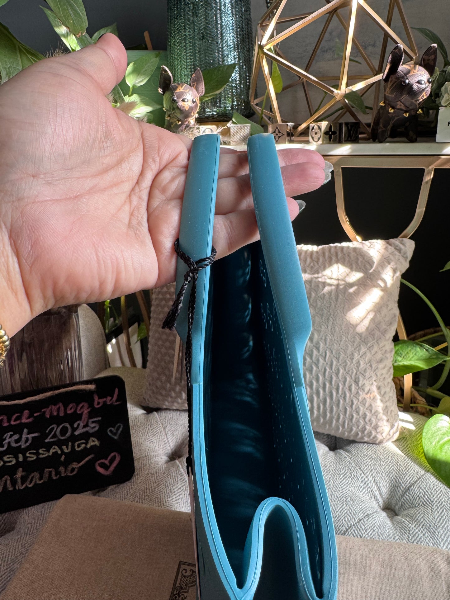 Gucci Rubber Tote- BLUE