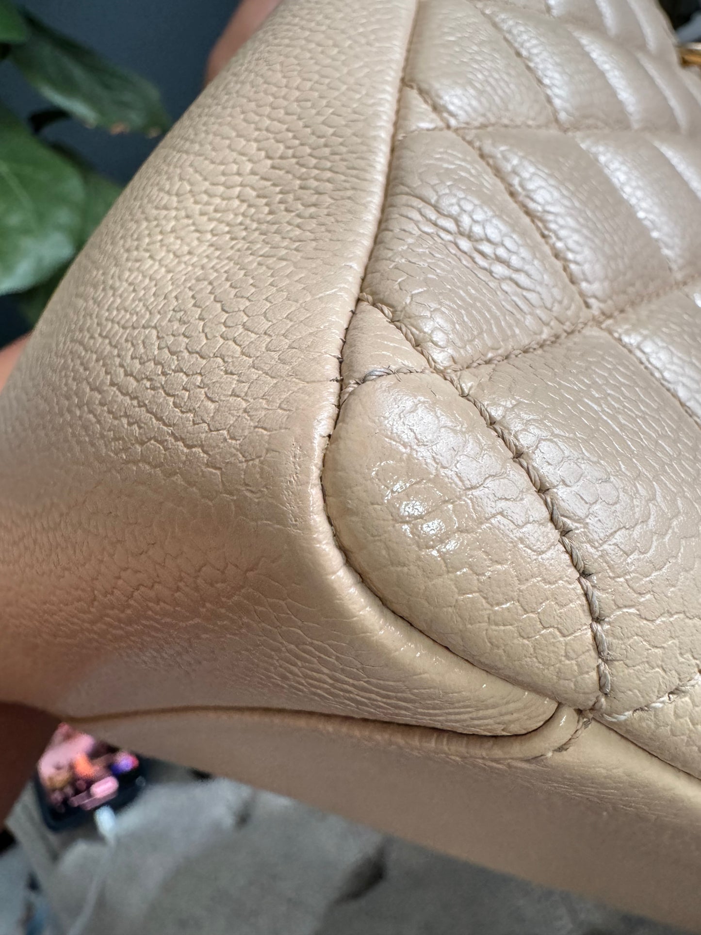 Chanel Beige GST in Gold Hardware