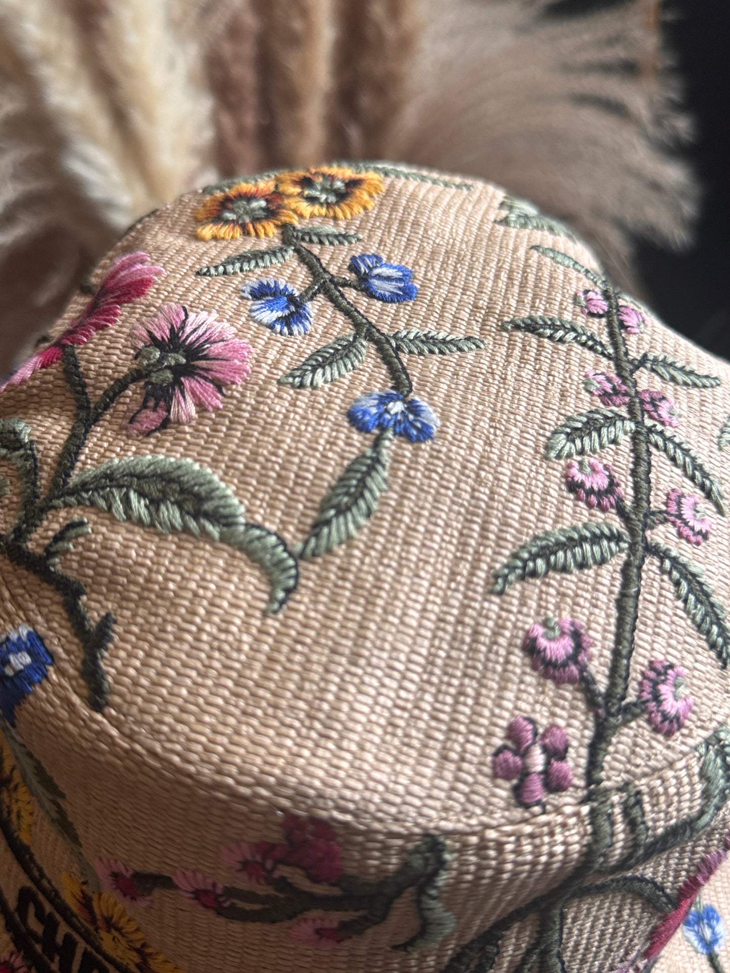 Christian Dior D‐Bobby Floral bucket hat
