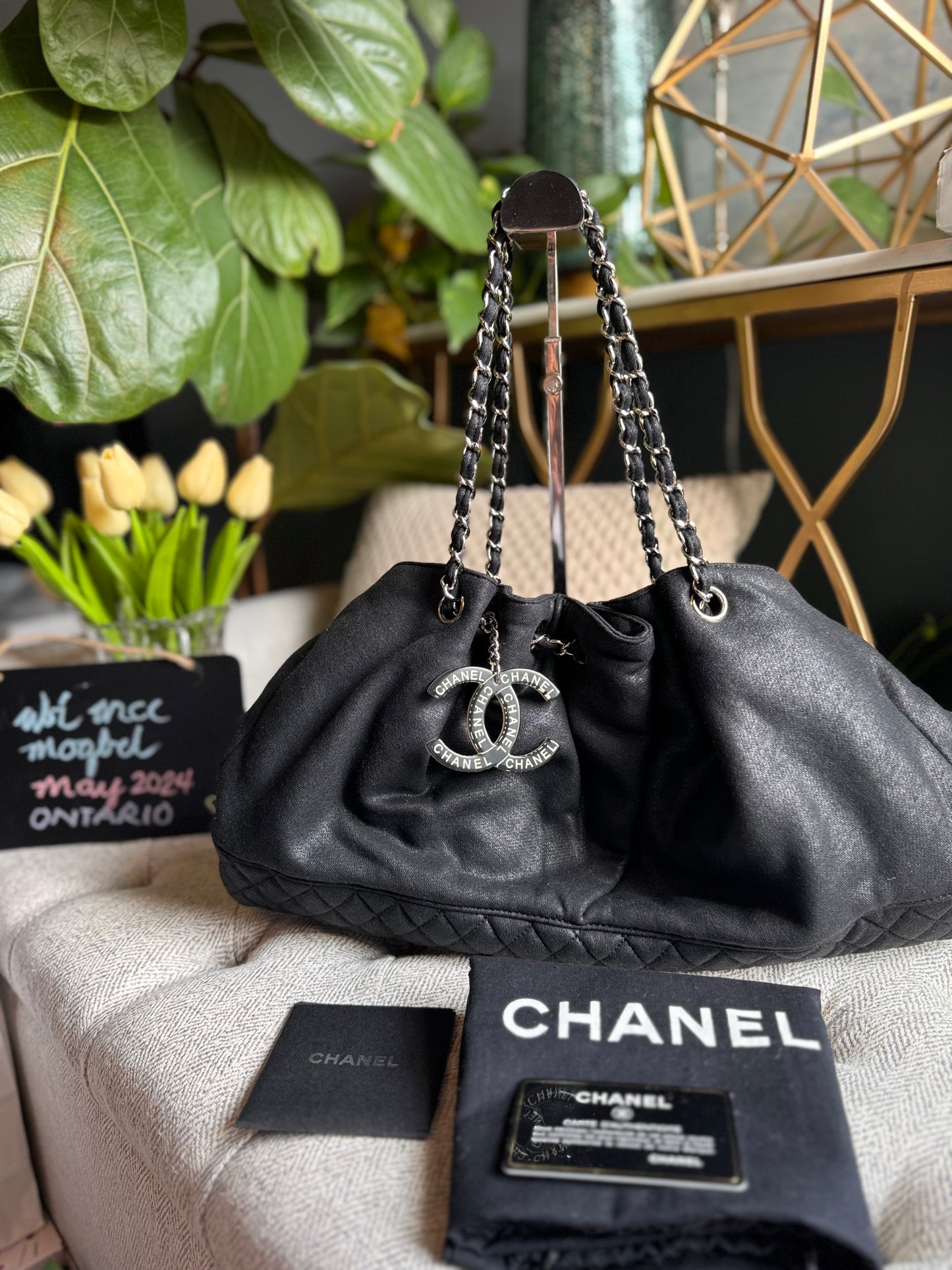 Chanel Jersey Cabas Tote