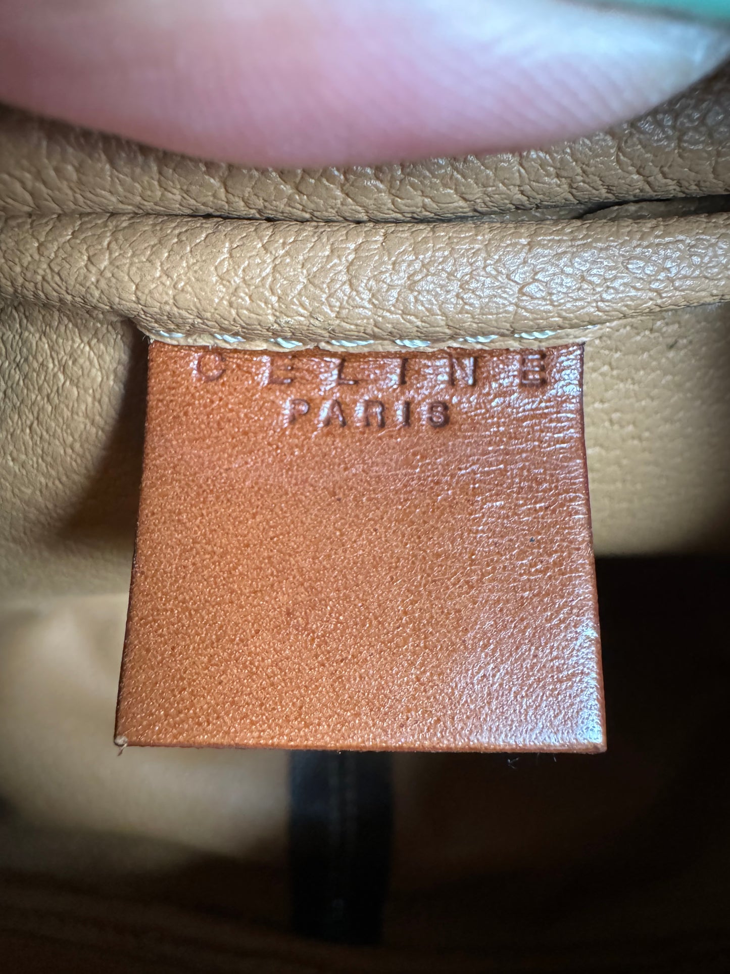 Celine Vintage Macadam Camera Bag
