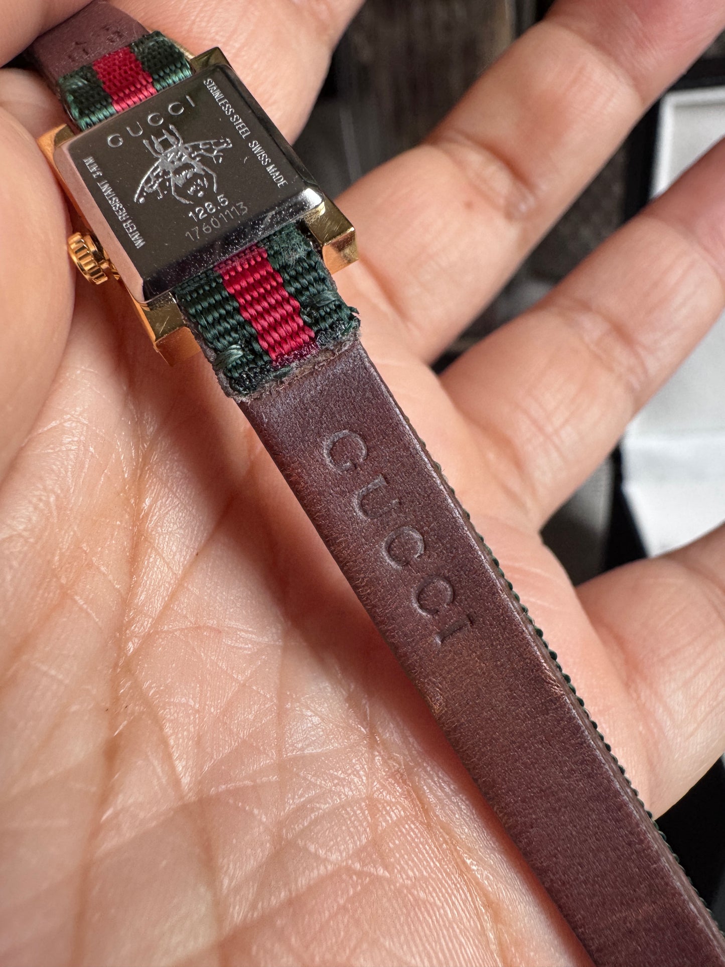 Gucci Vintage Web Strap Watch