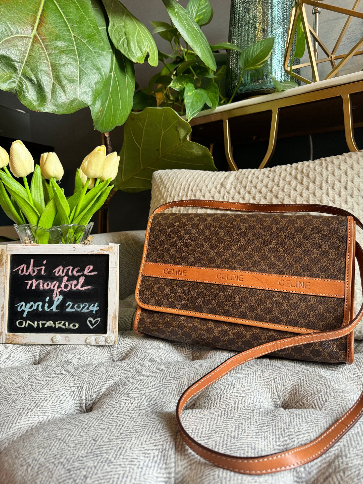 Celine Vintage Macadam Crossbody