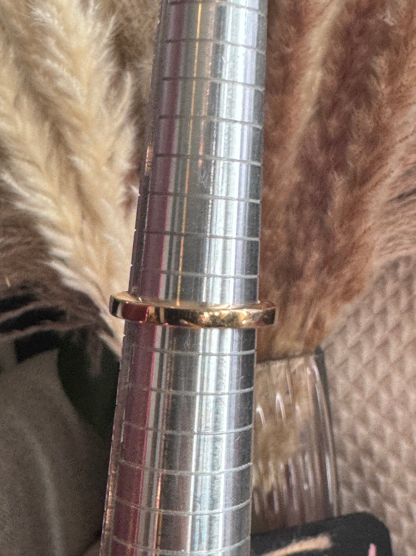 Tiffany & Co 18k Rose Gold Lock Ring