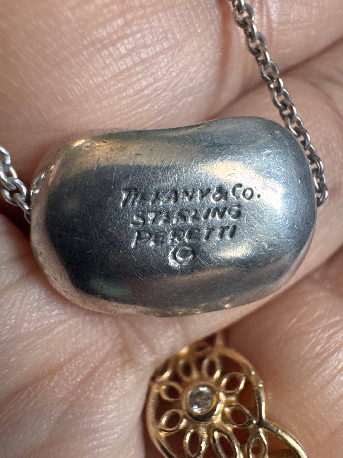 Tiffany & Co Large Bean Necklace-Vintage
