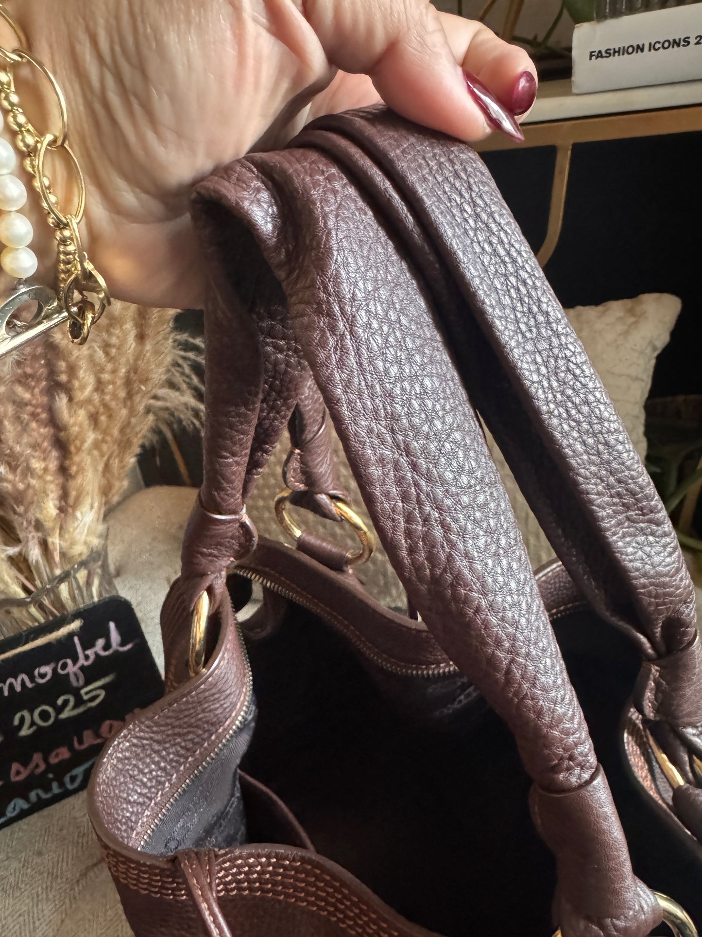 Celine Vintage Hobo shoulder bag