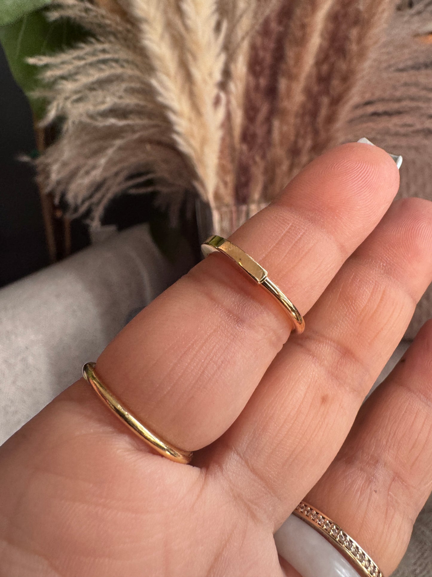 Tiffany & Co 18k Rose Gold Lock Ring