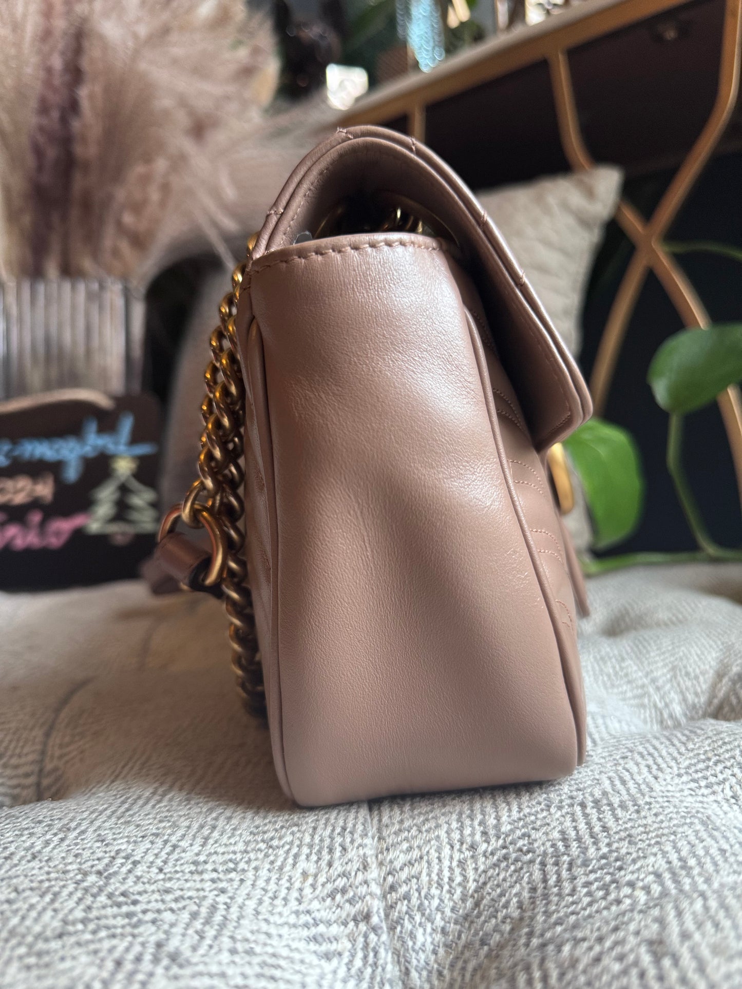 Gucci Small Marmont in Blush
