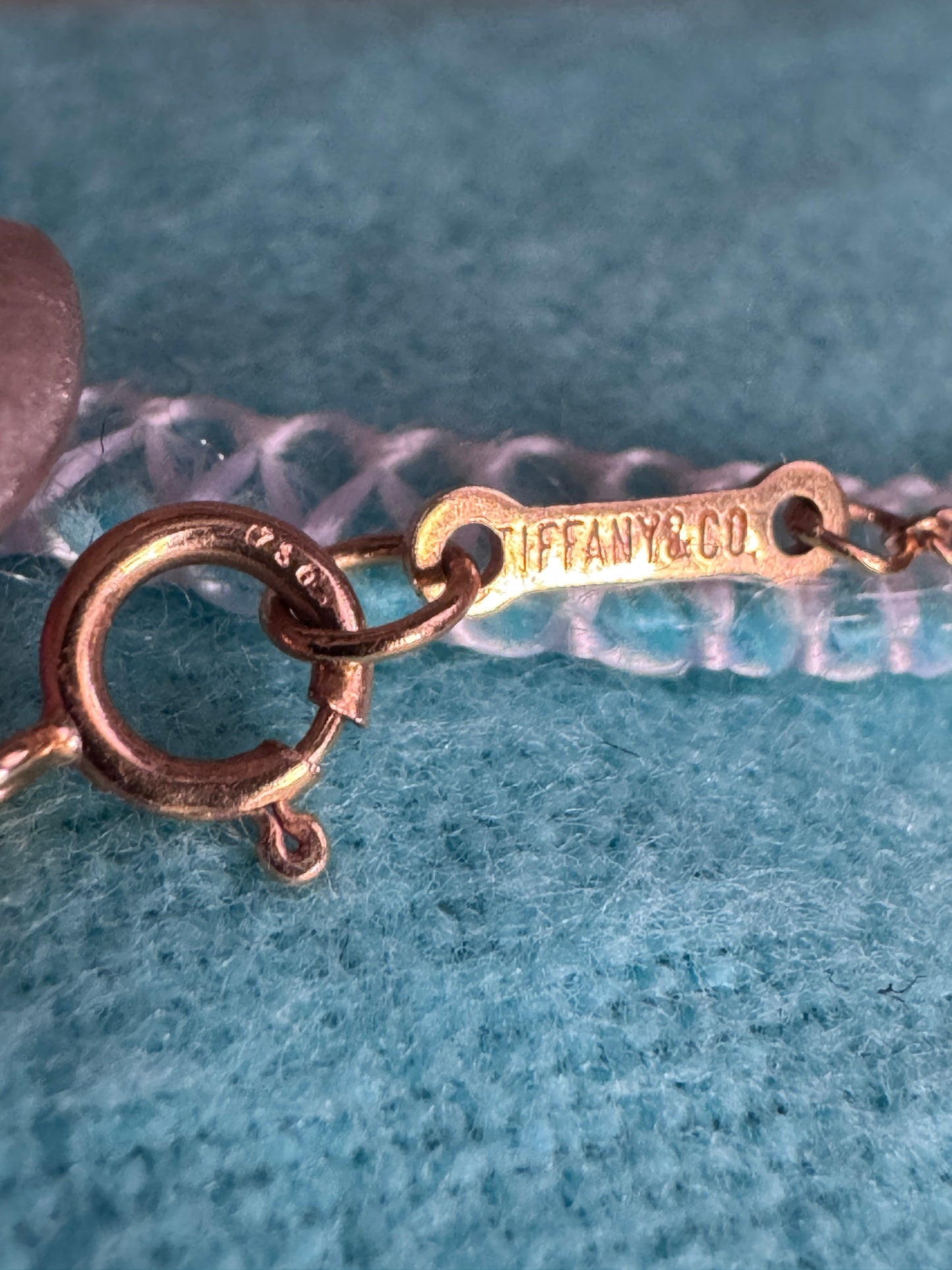 Tiffany & Co. 18k 9mm Bean Necklace