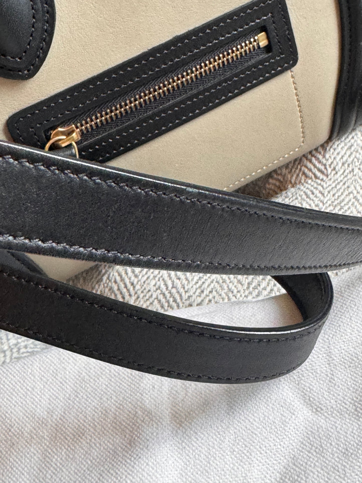 Celine Nano Luggage in TriColour