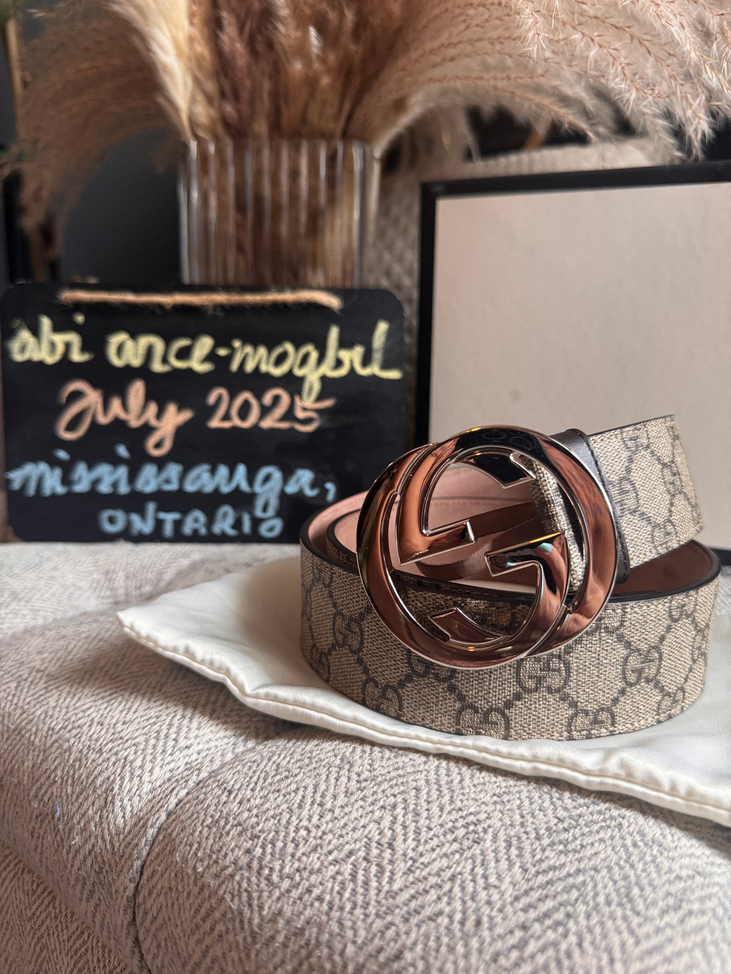 Gucci Interlocking Belt