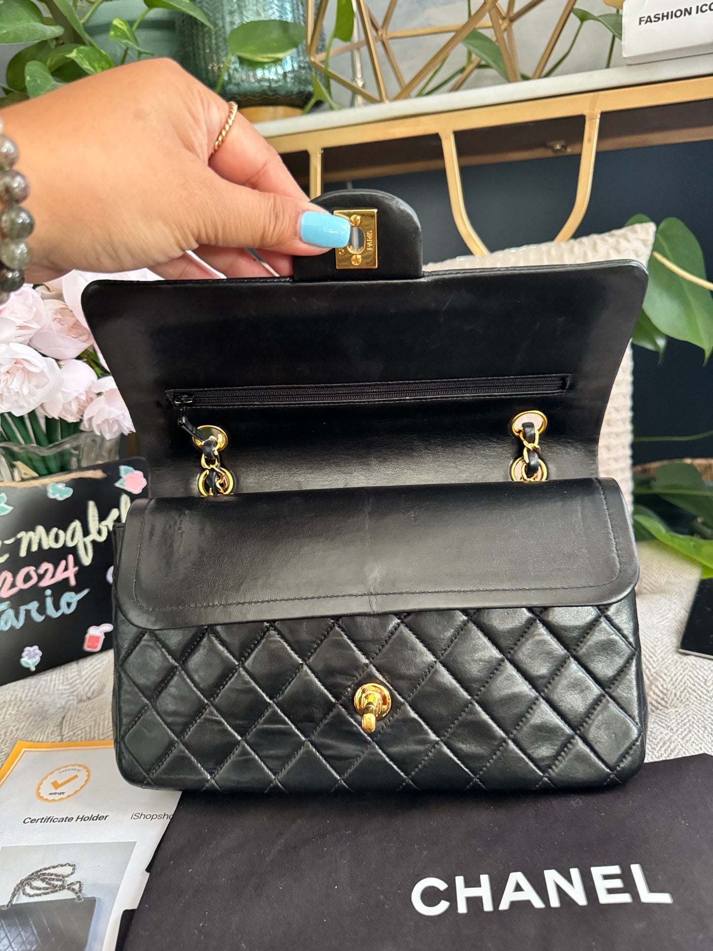 Chanel Vintage Double Flap in Lambskin