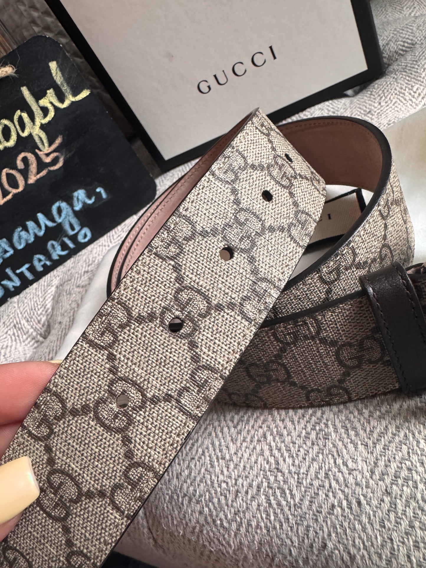 Gucci Interlocking Belt