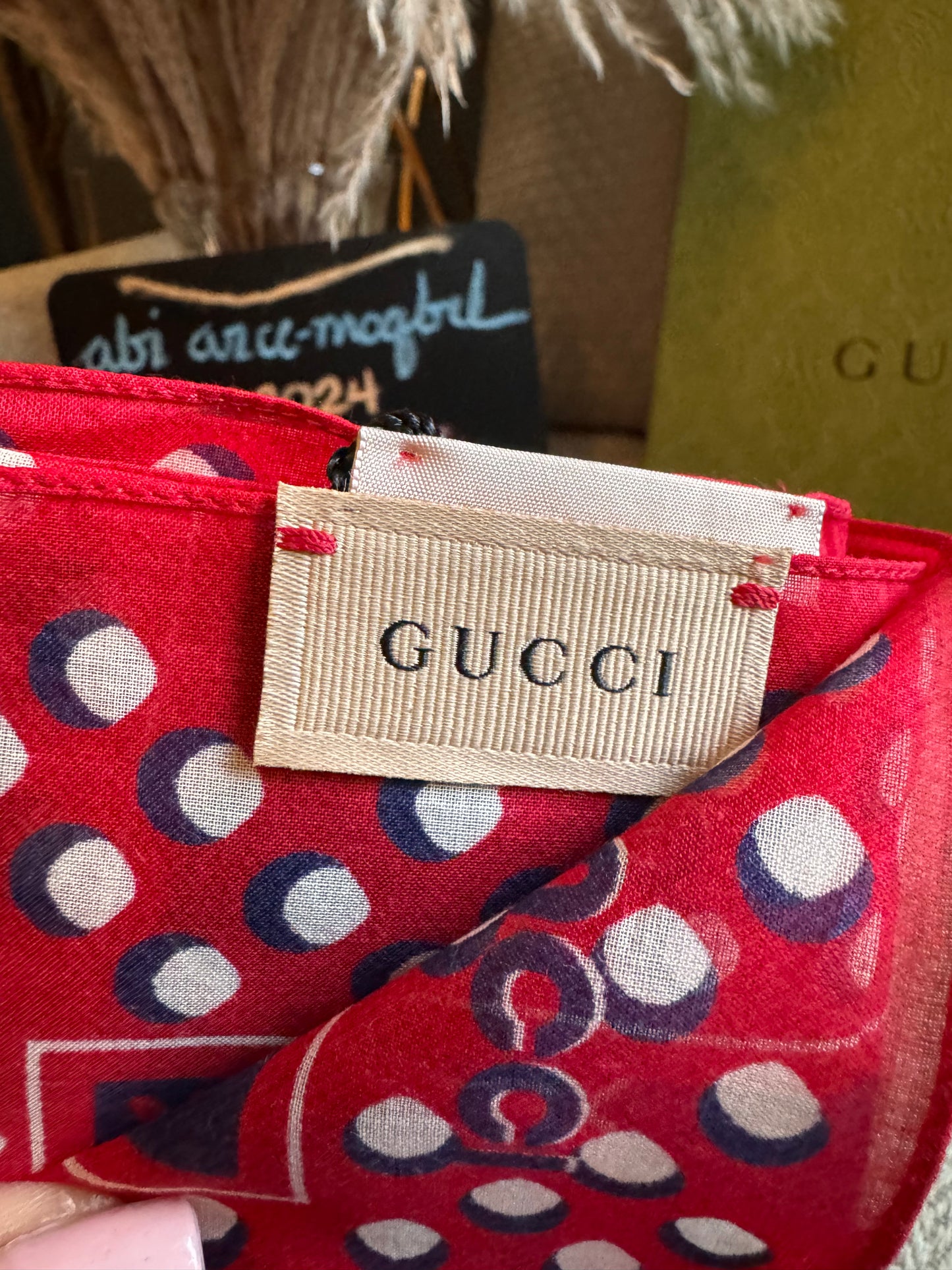 Gucci Scarf/Handlerchief/Brand New