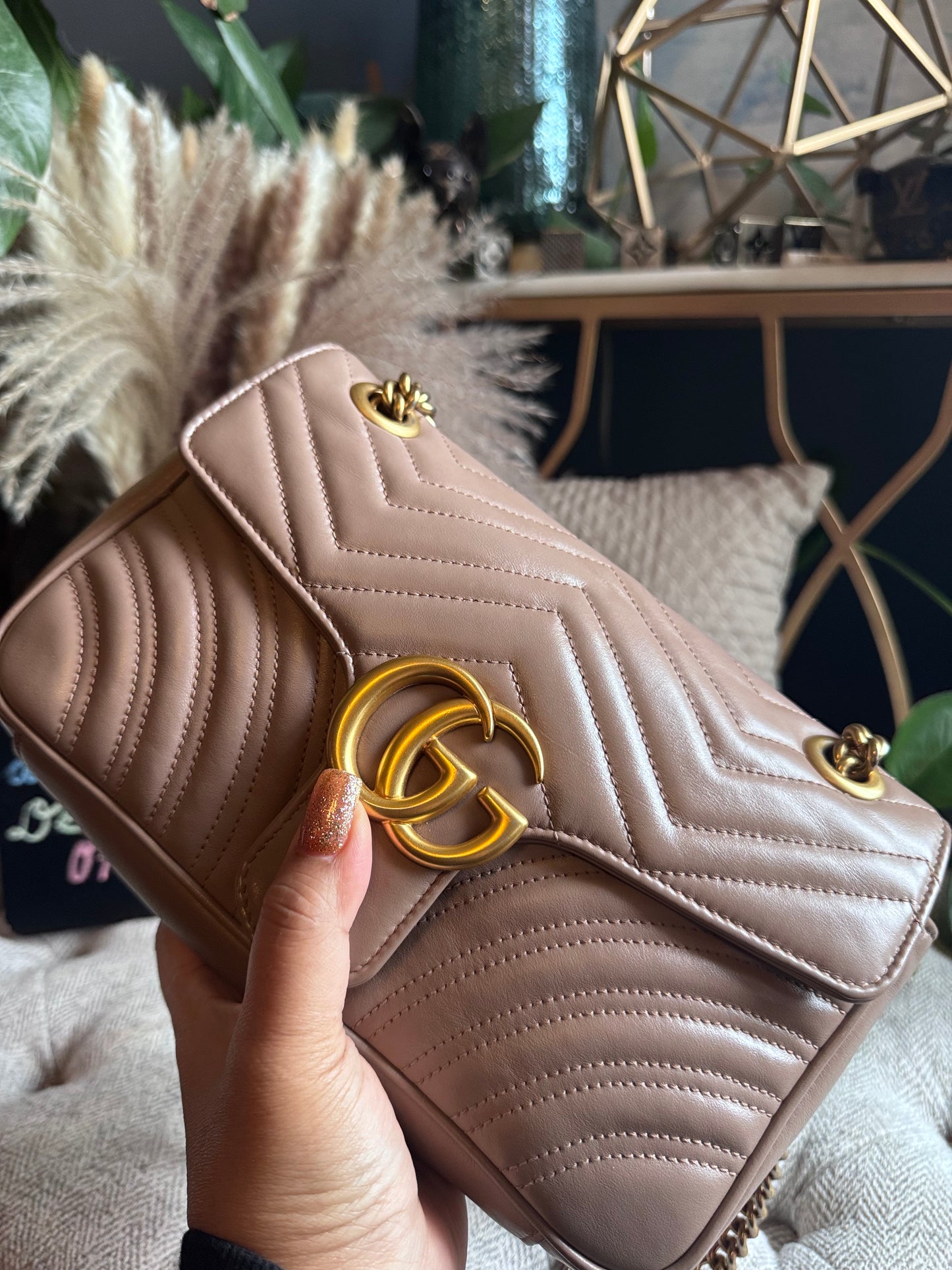 Gucci Small Marmont in Blush
