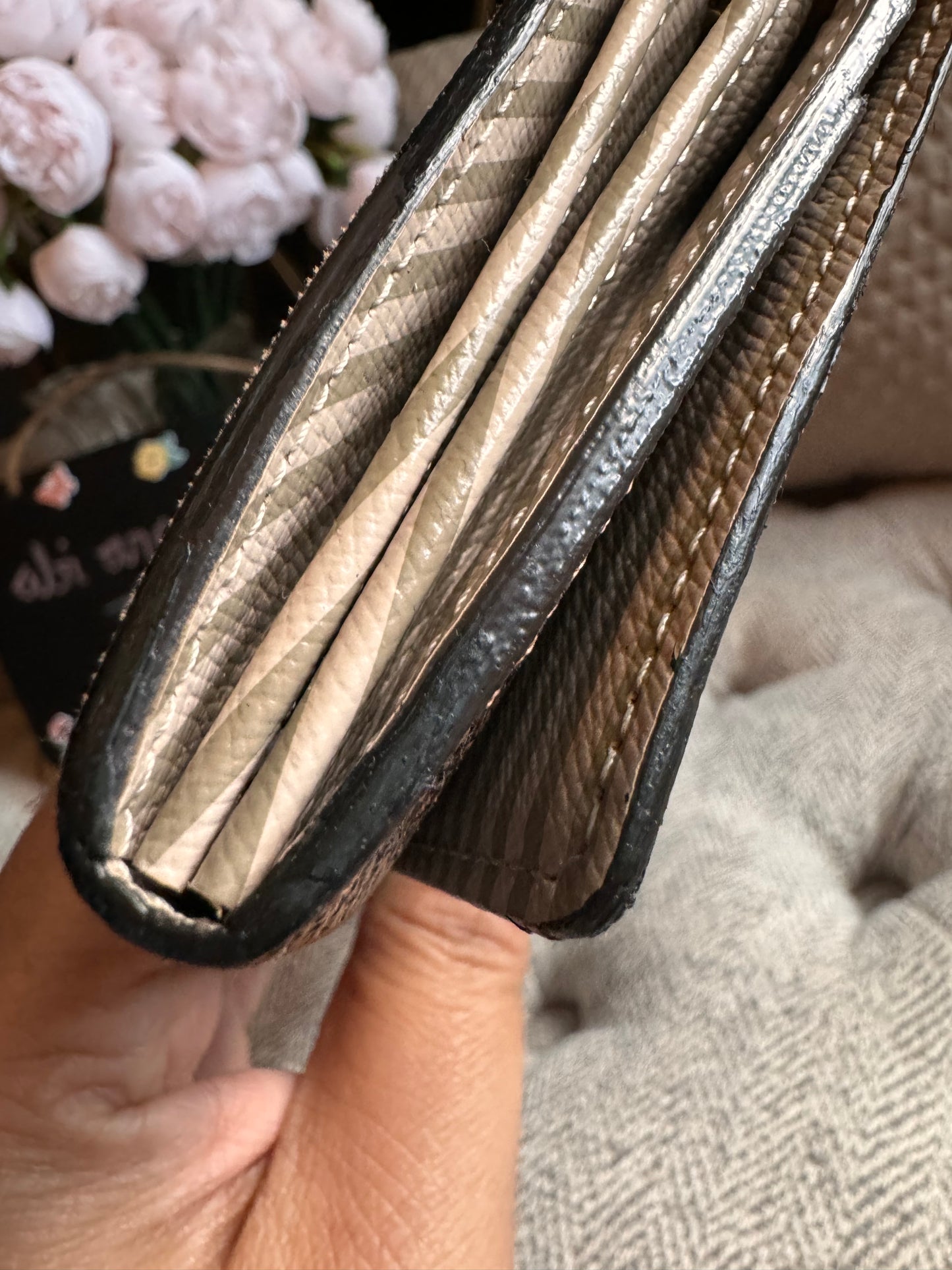 Louis Vuitton Damier Ebene Trunks and Locks Sarah Wallet