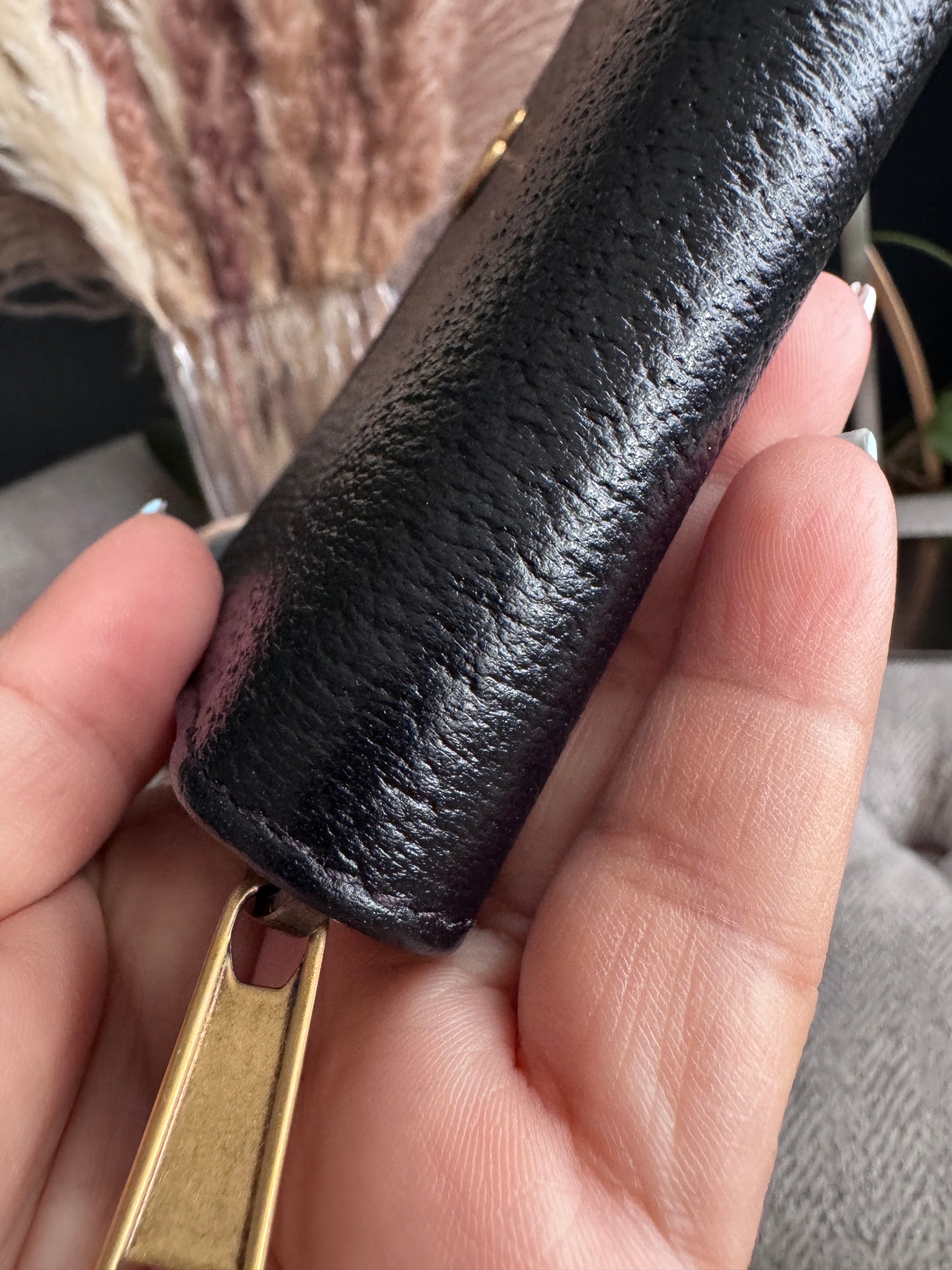 Gucci Black Fullsized Zippy Wallet with belt loops