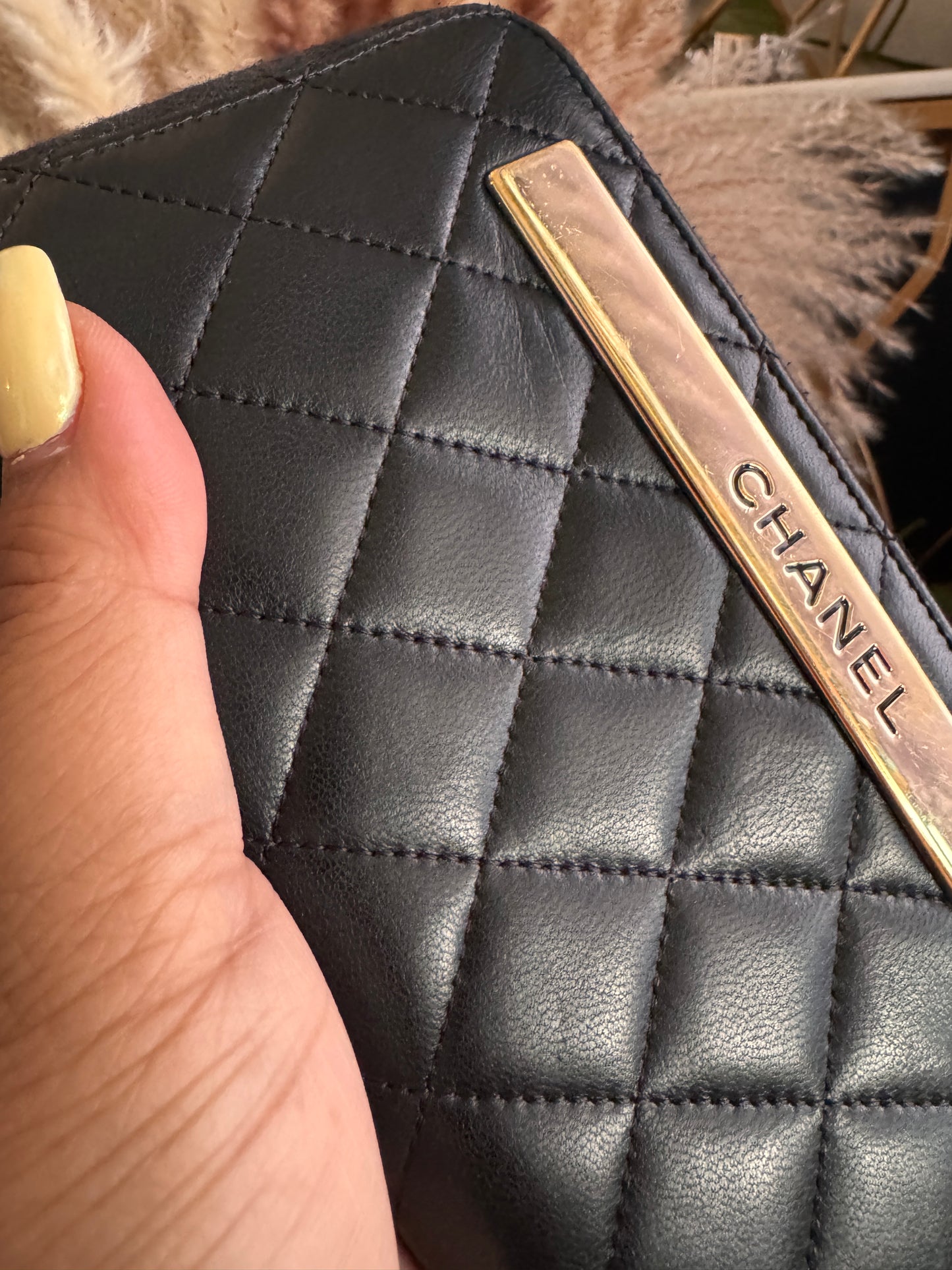 Chanel Trendy Zippy Wallet -Black GHW