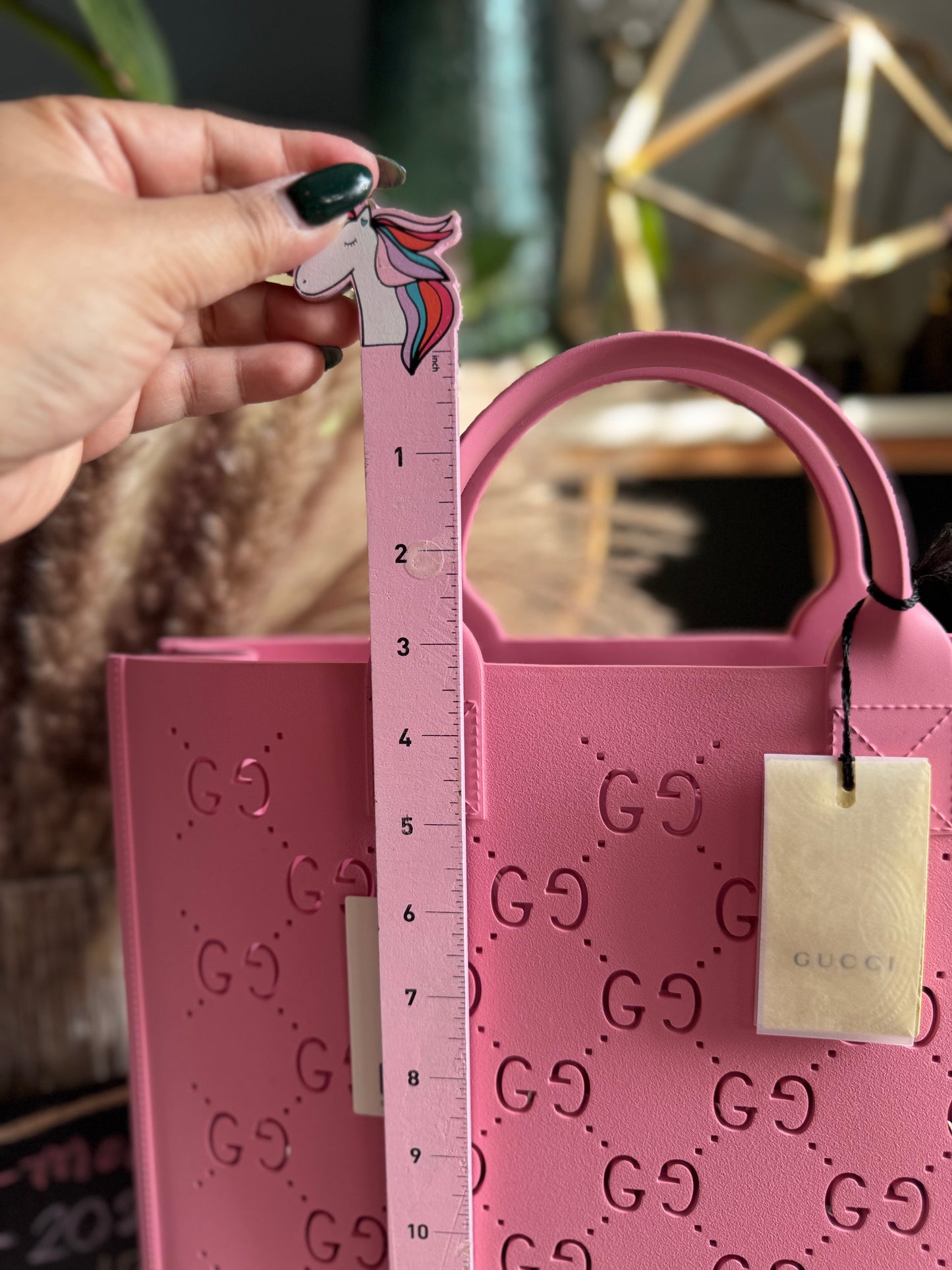 Gucci Rubber tote-PINK