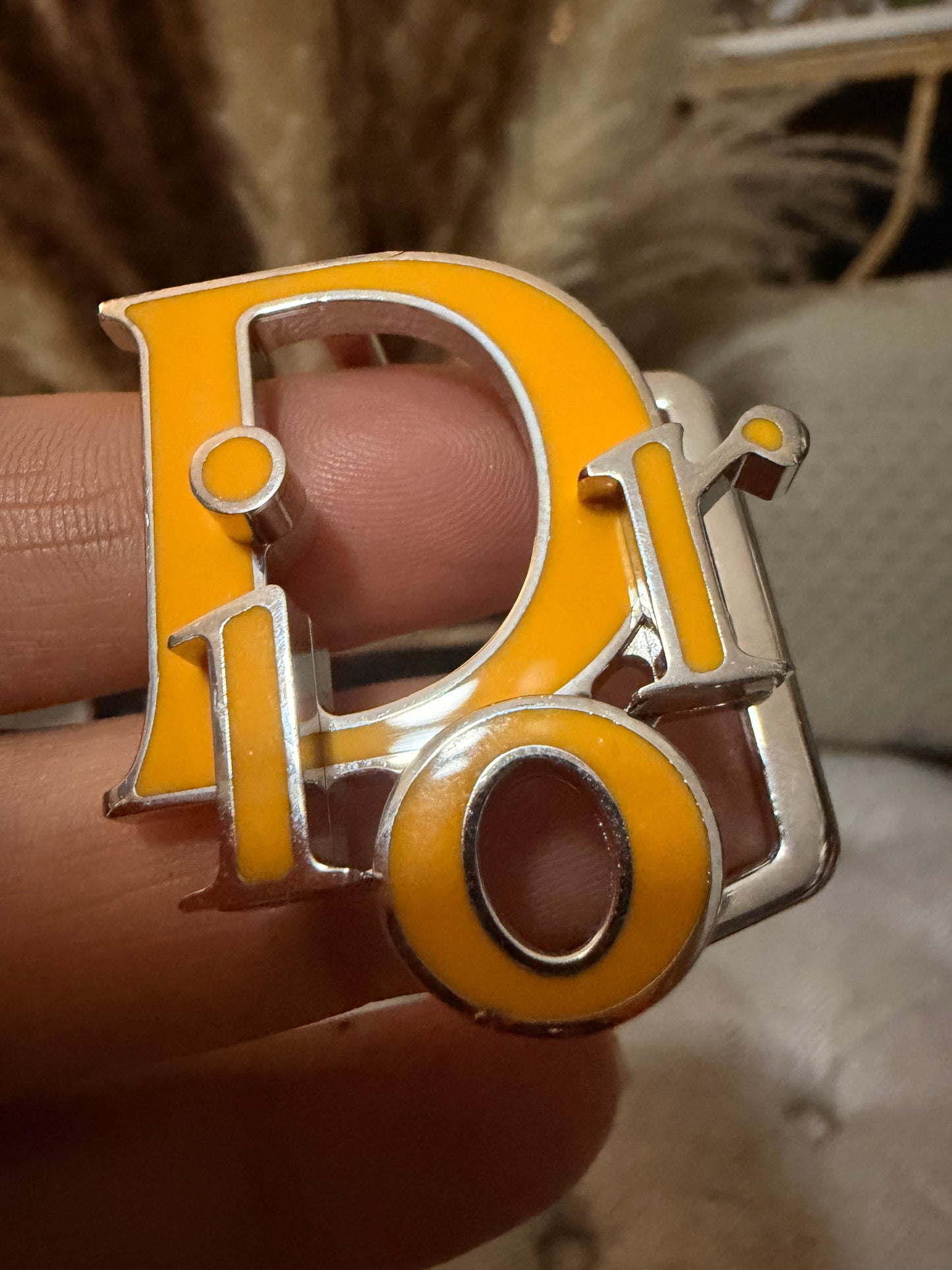 Dior Belt Buckle (no belt strap-buckle only)