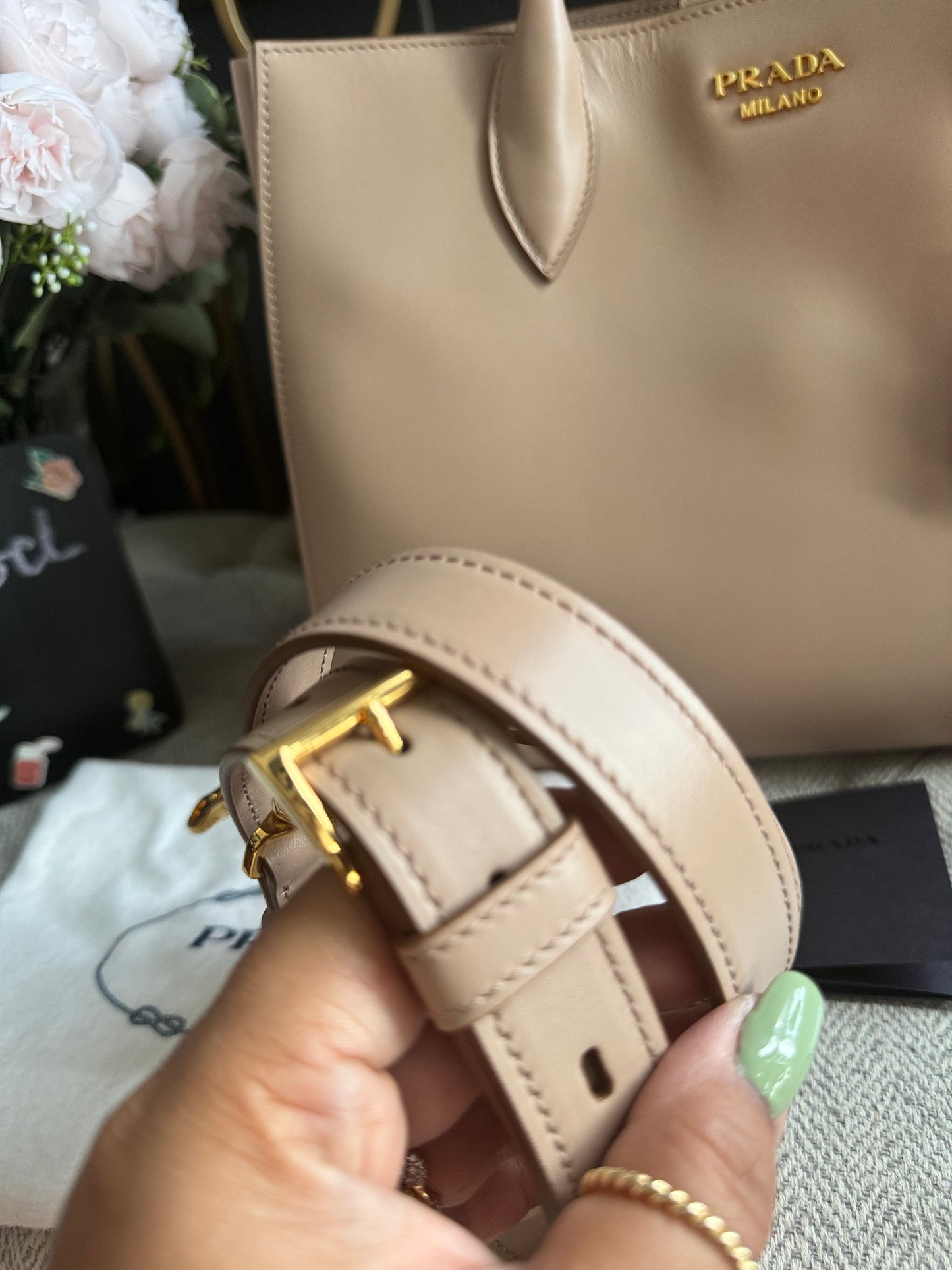 Prada City Calf Tote