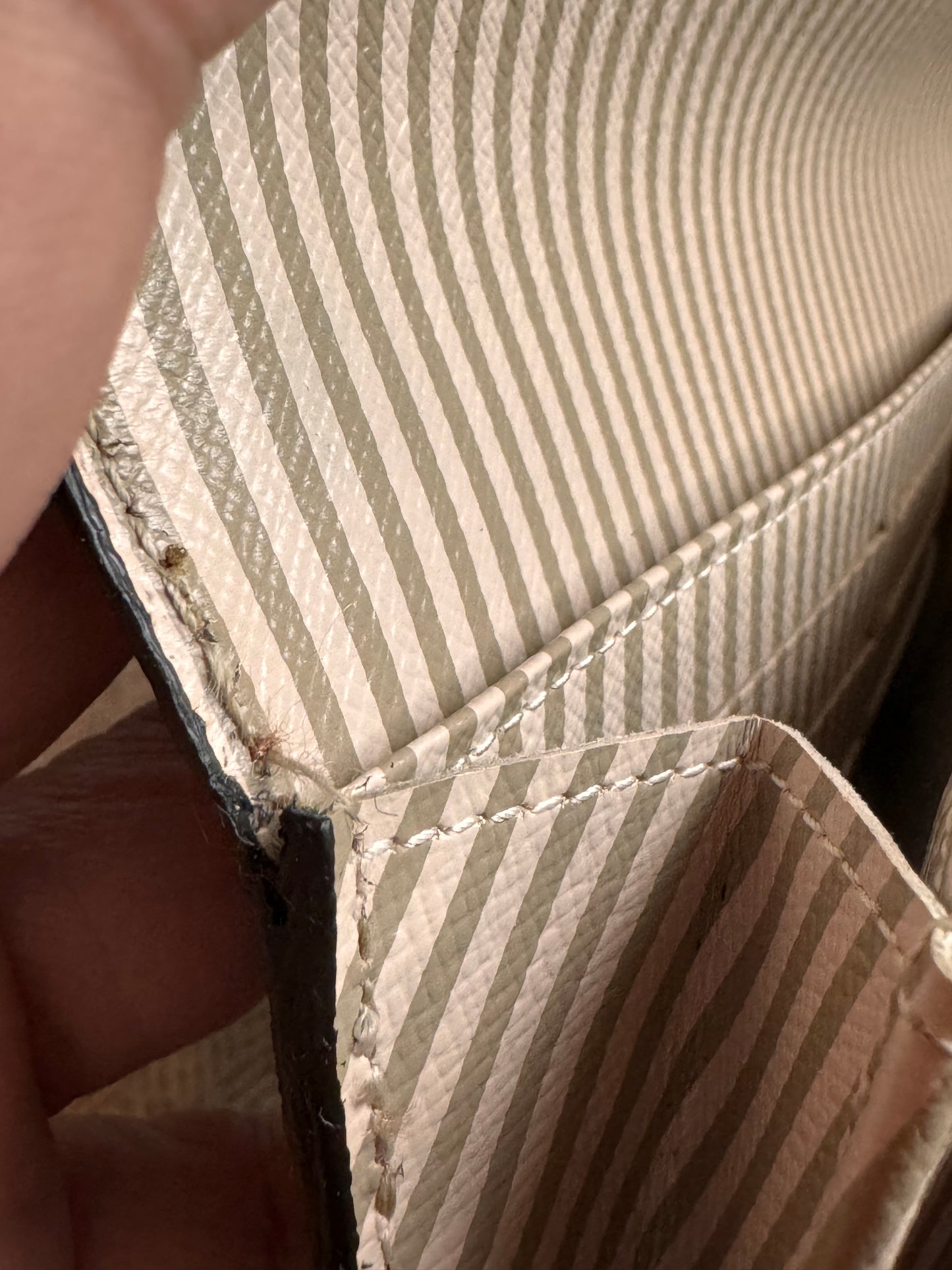Louis Vuitton Damier Ebene Trunks and Locks Sarah Wallet