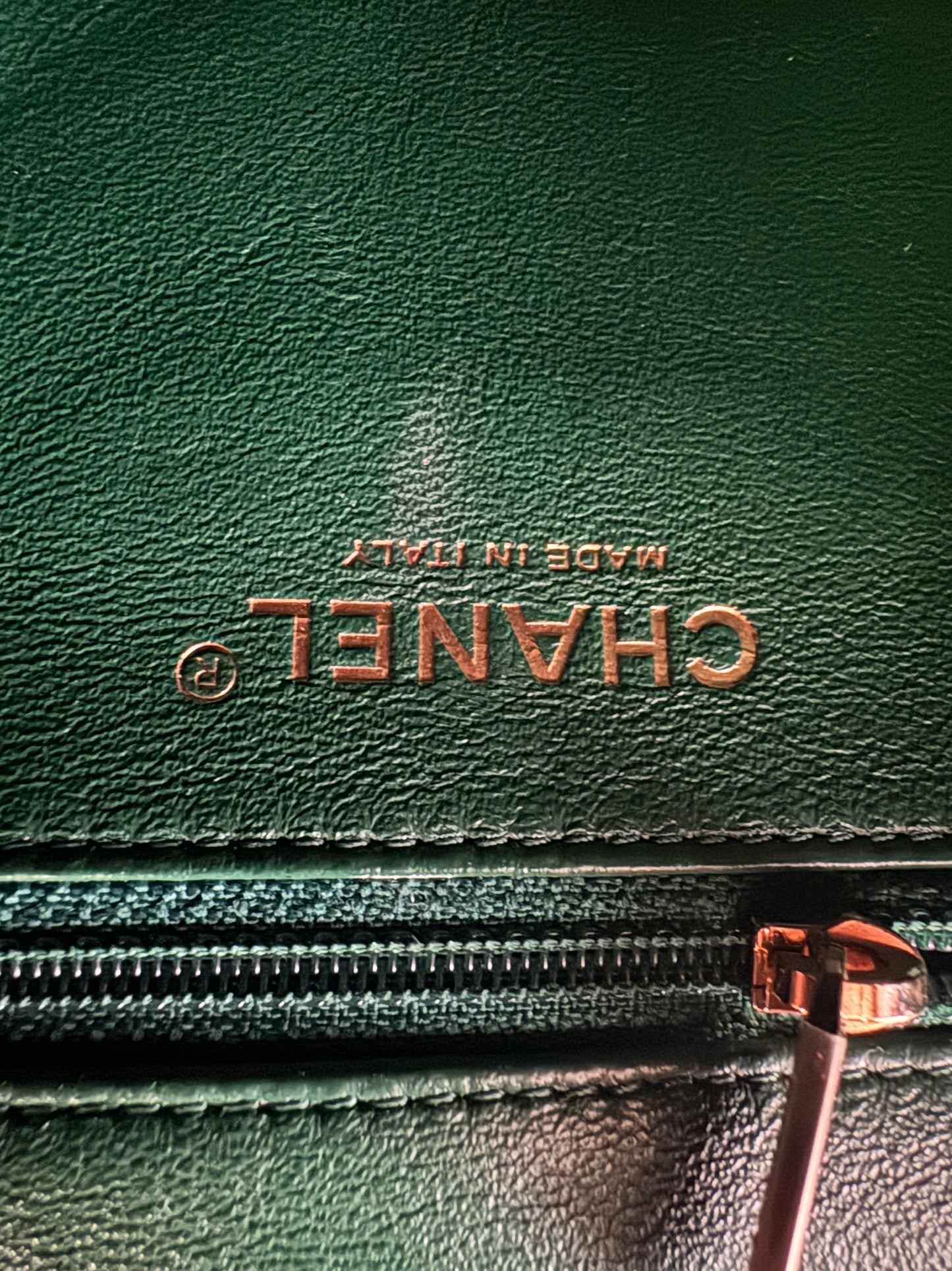 Chanel Business Affinity in gorgeous Green Caviar