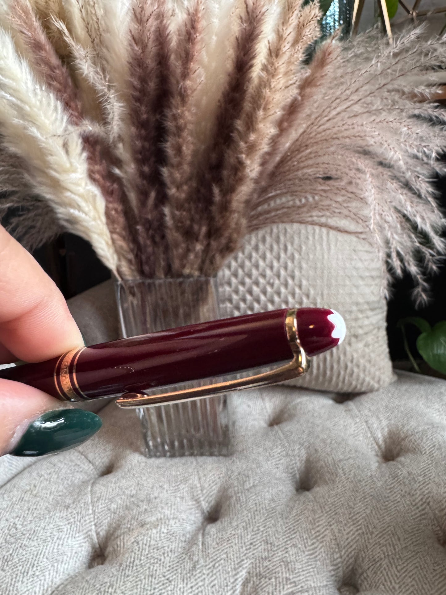 Montblanc Ballpoint Meisterstuck Pen in Burgundy