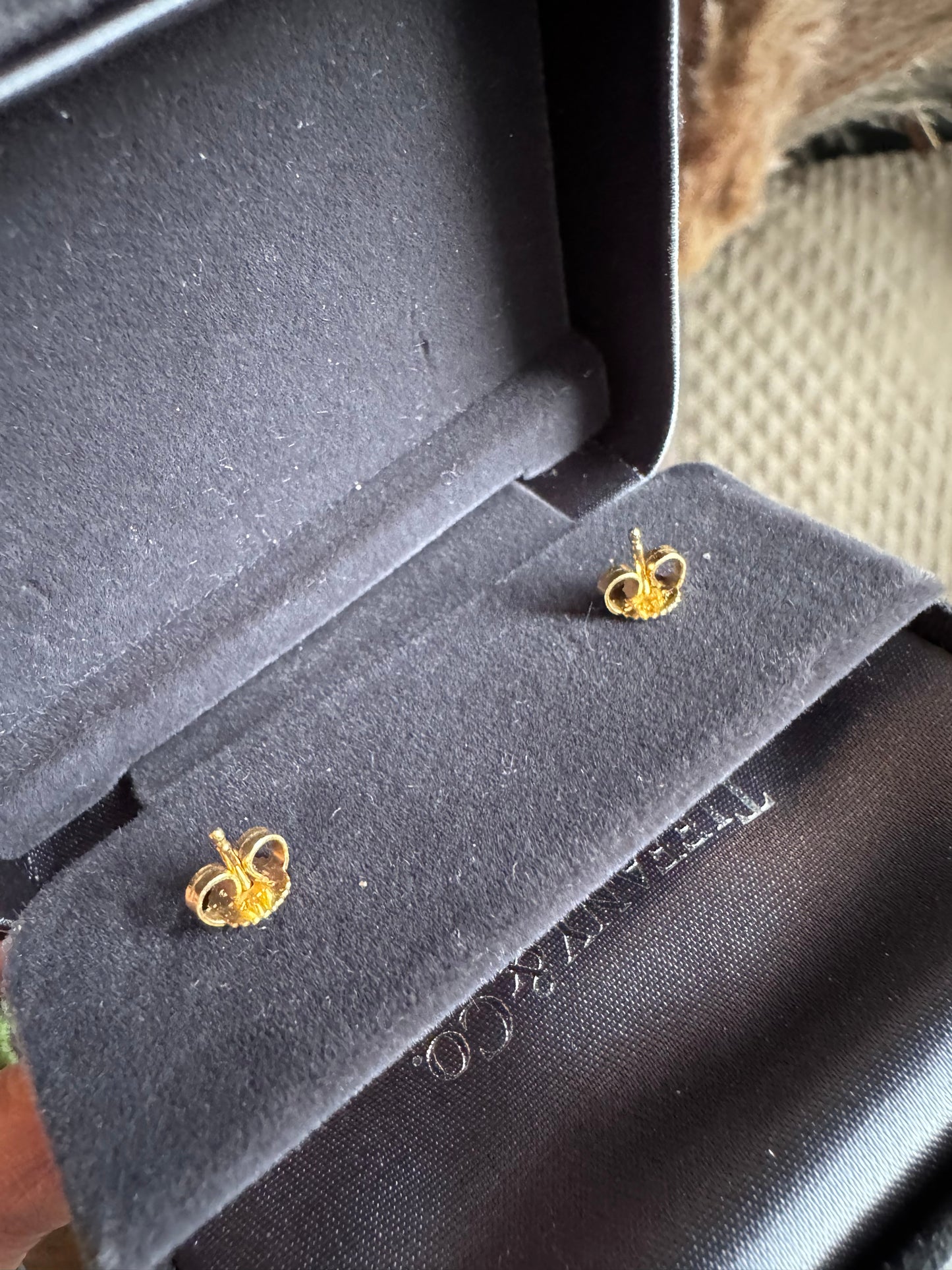 Tiffany&Co 18k Elsa Peretti Diamond by the Yard Earrings